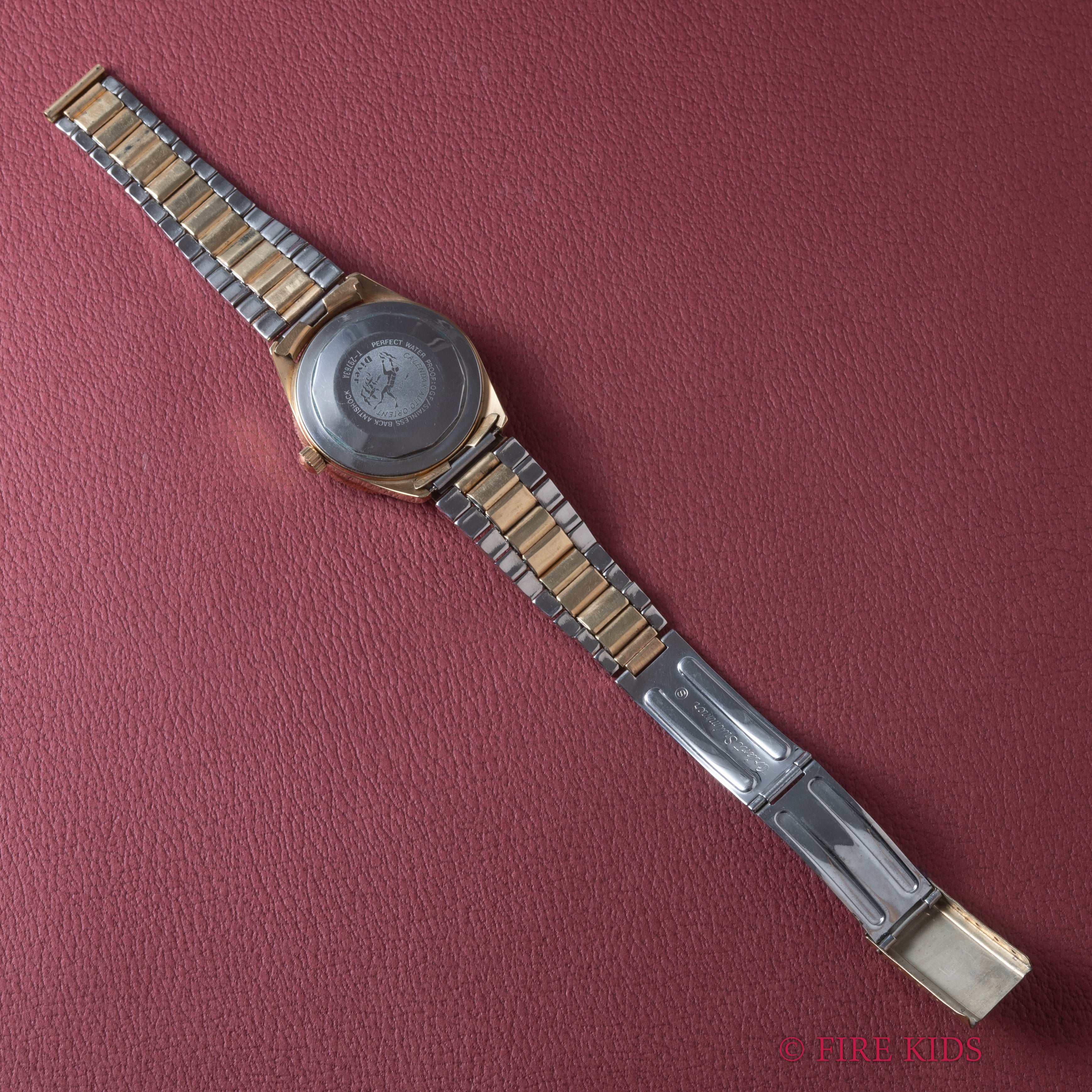 オリエント カレンダーオート21ダイバー 1960年代製 金張りケース 自動巻 純正コンビブレス