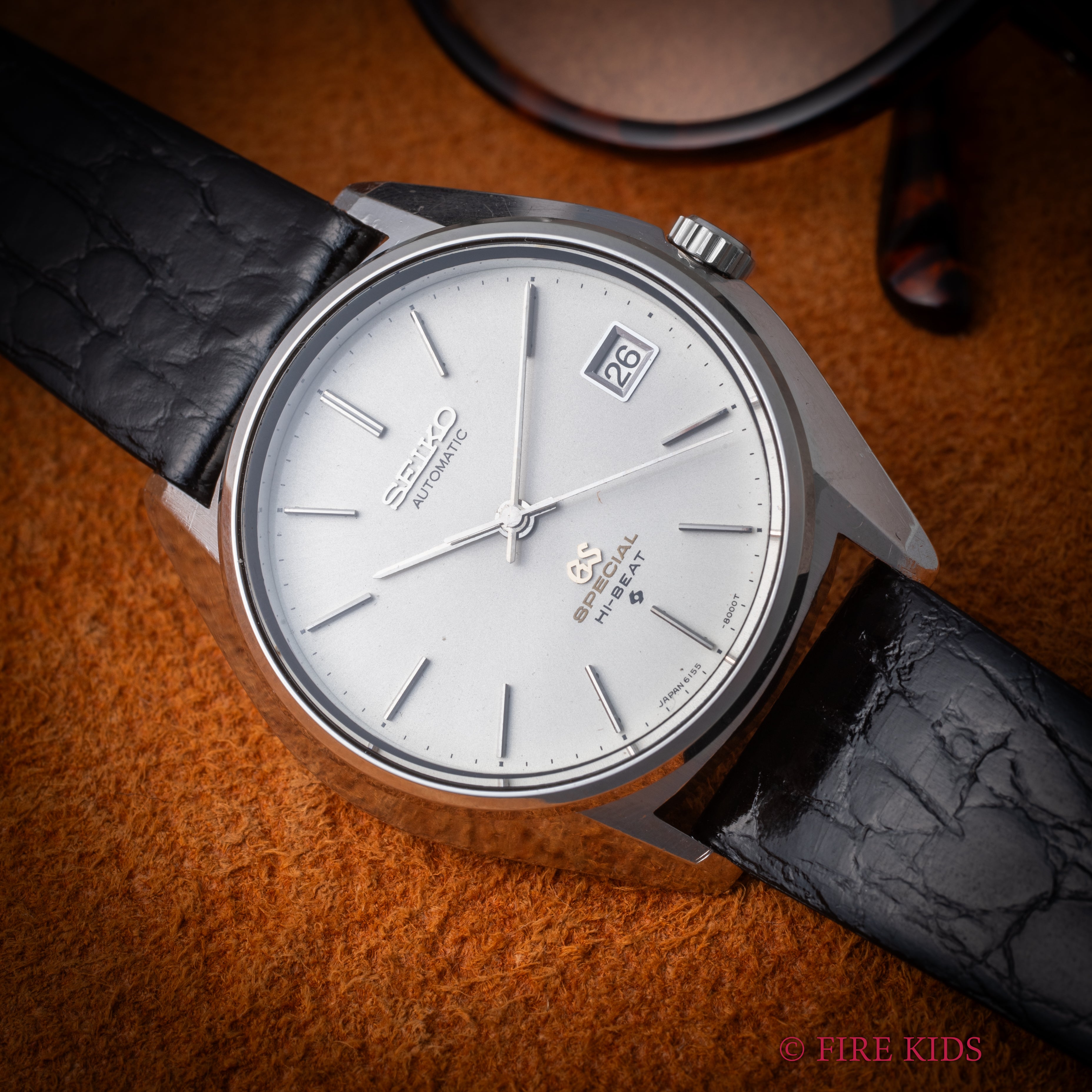 グランドセイコー スぺシャル 1971年製 Ref.6155-8000 10振動自動巻 61GSスペシャル 純正ベルト 尾錠