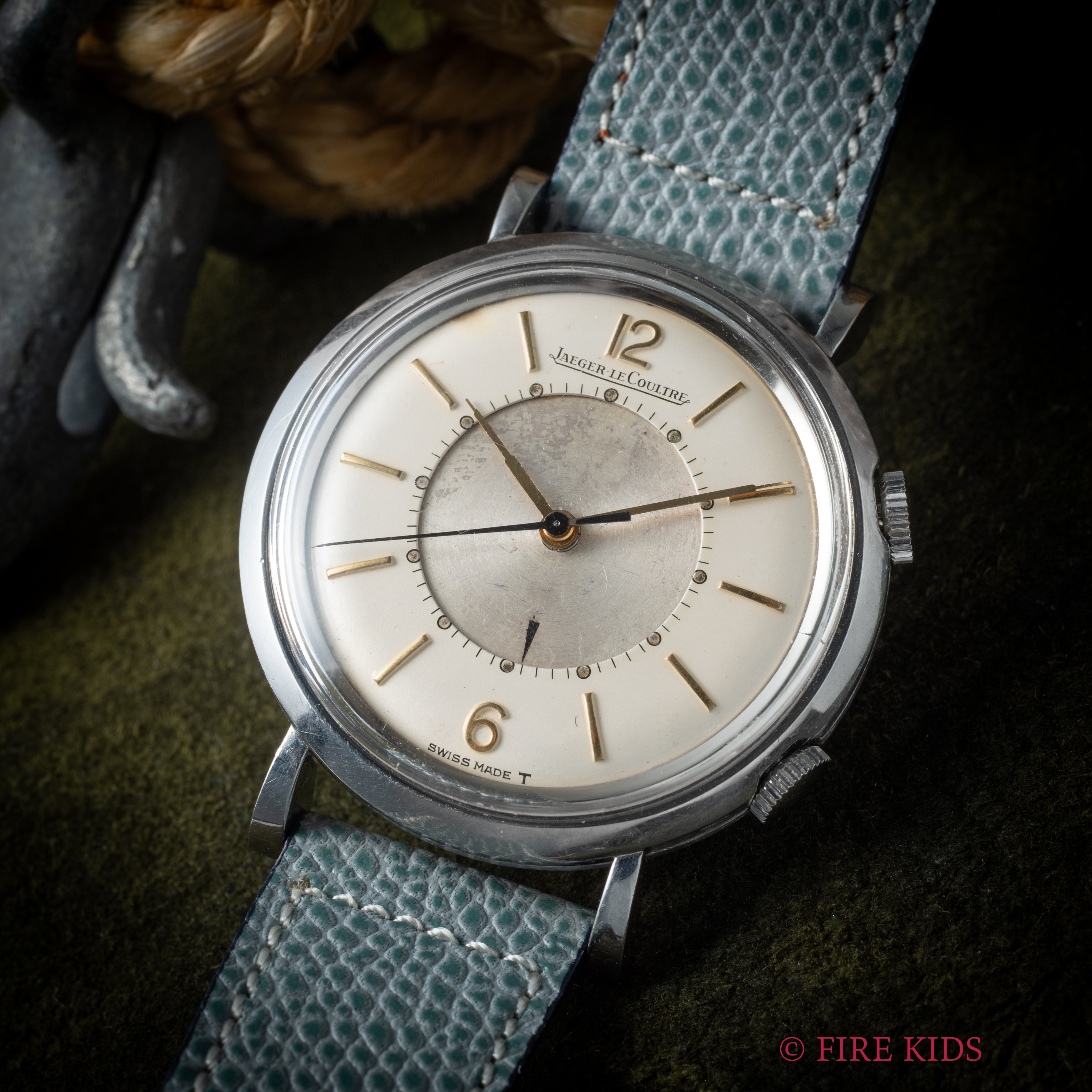 ジャガー・ルクルト メモボックス 1950年代製 手巻きアラームウオッチCal.K814