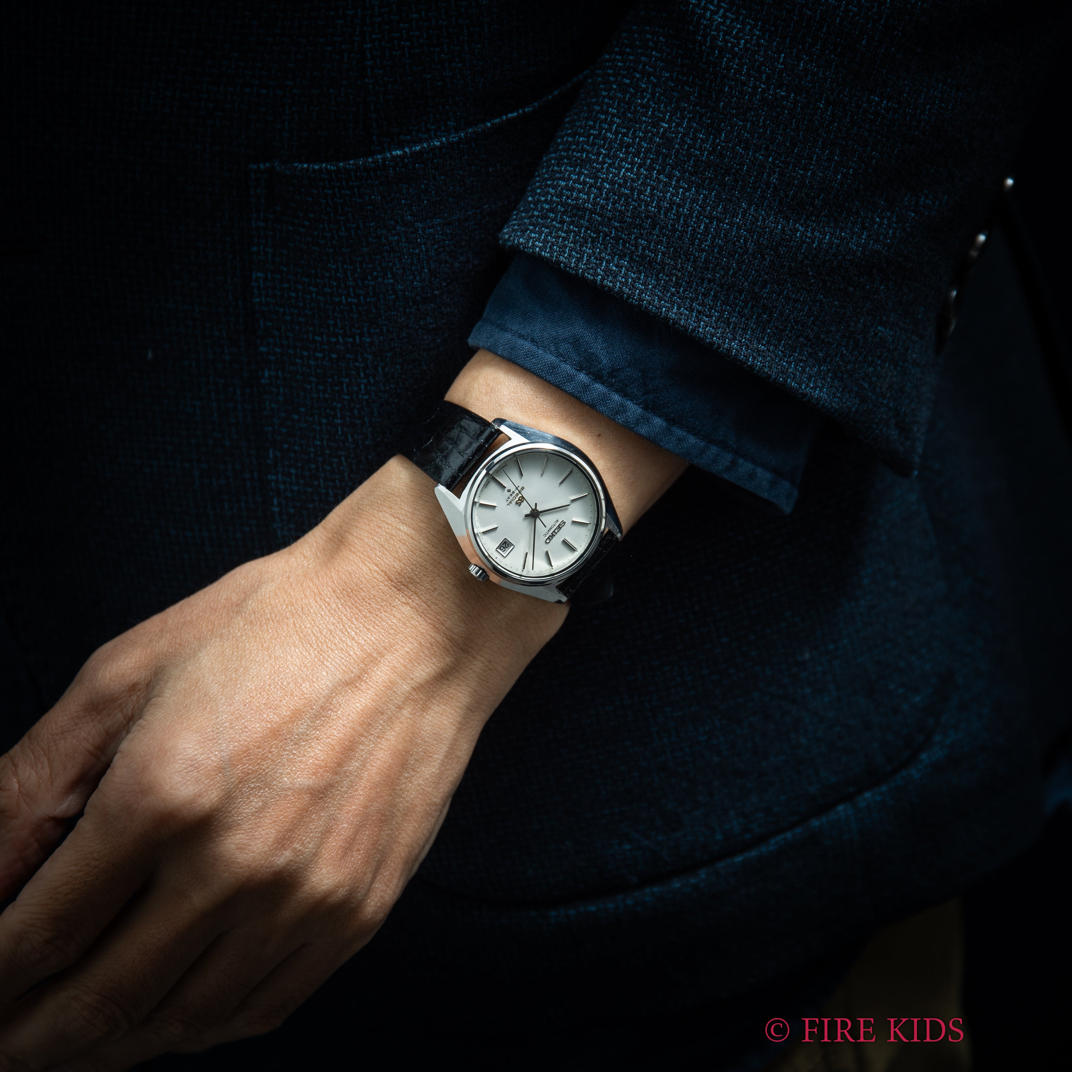 グランドセイコー スぺシャル 1971年製 Ref.6155-8000 10振動自動巻 61GSスペシャル 純正ベルト 尾錠