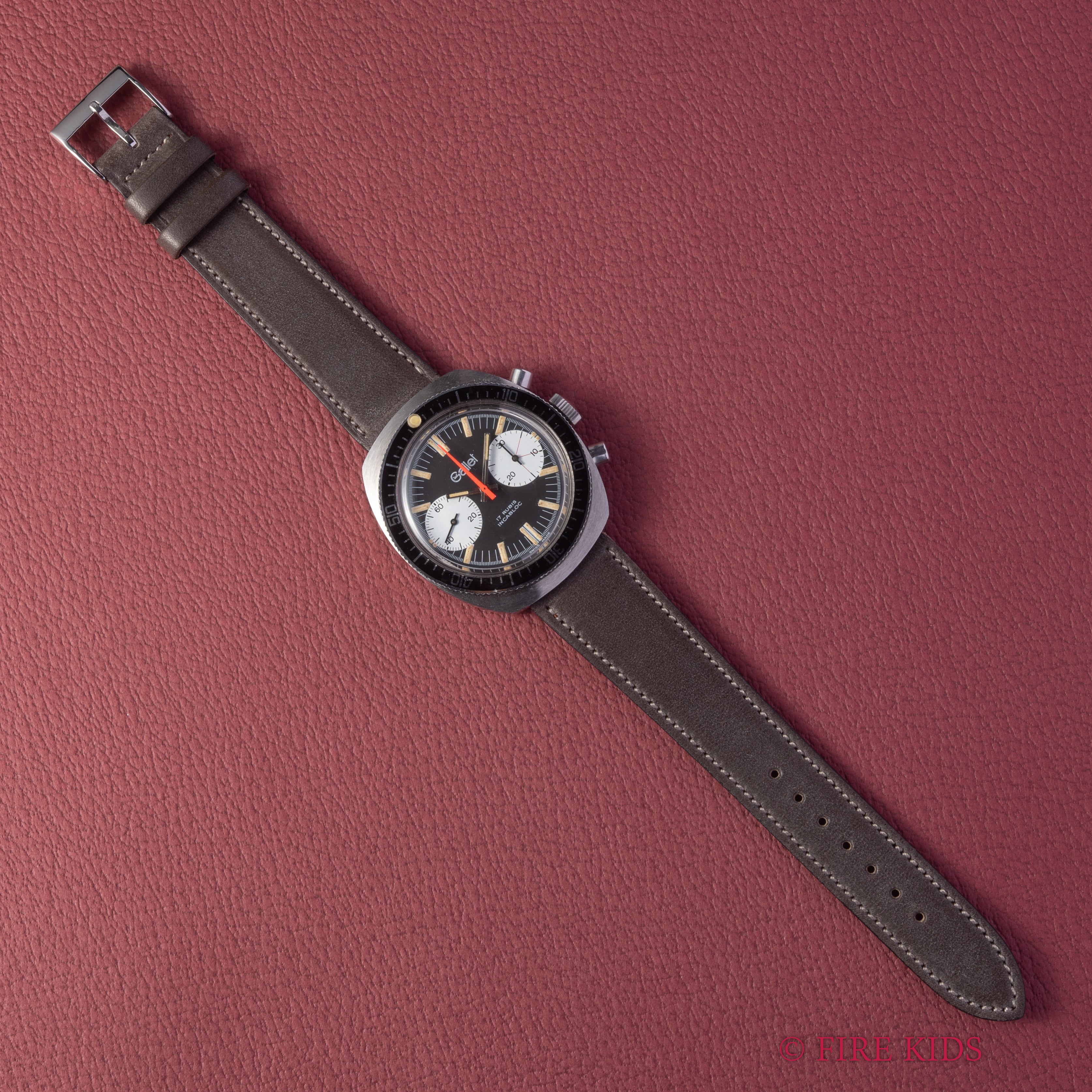 ギャレット ミリタリークロノグラフ フランス外人部隊 1960年代後半~70年代前半製