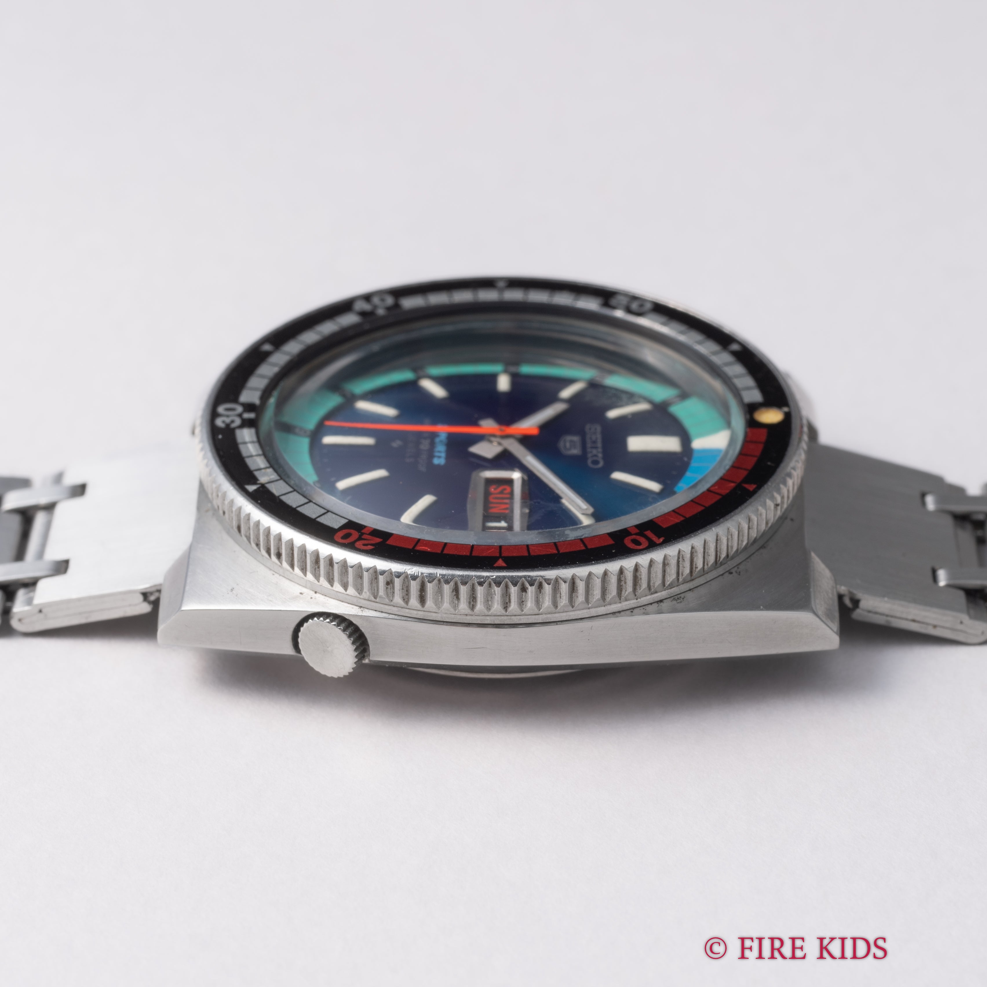 セイコー 5スポーツ Ref.6119-6050 自動巻き 純正ブレス インナー回転ベゼル