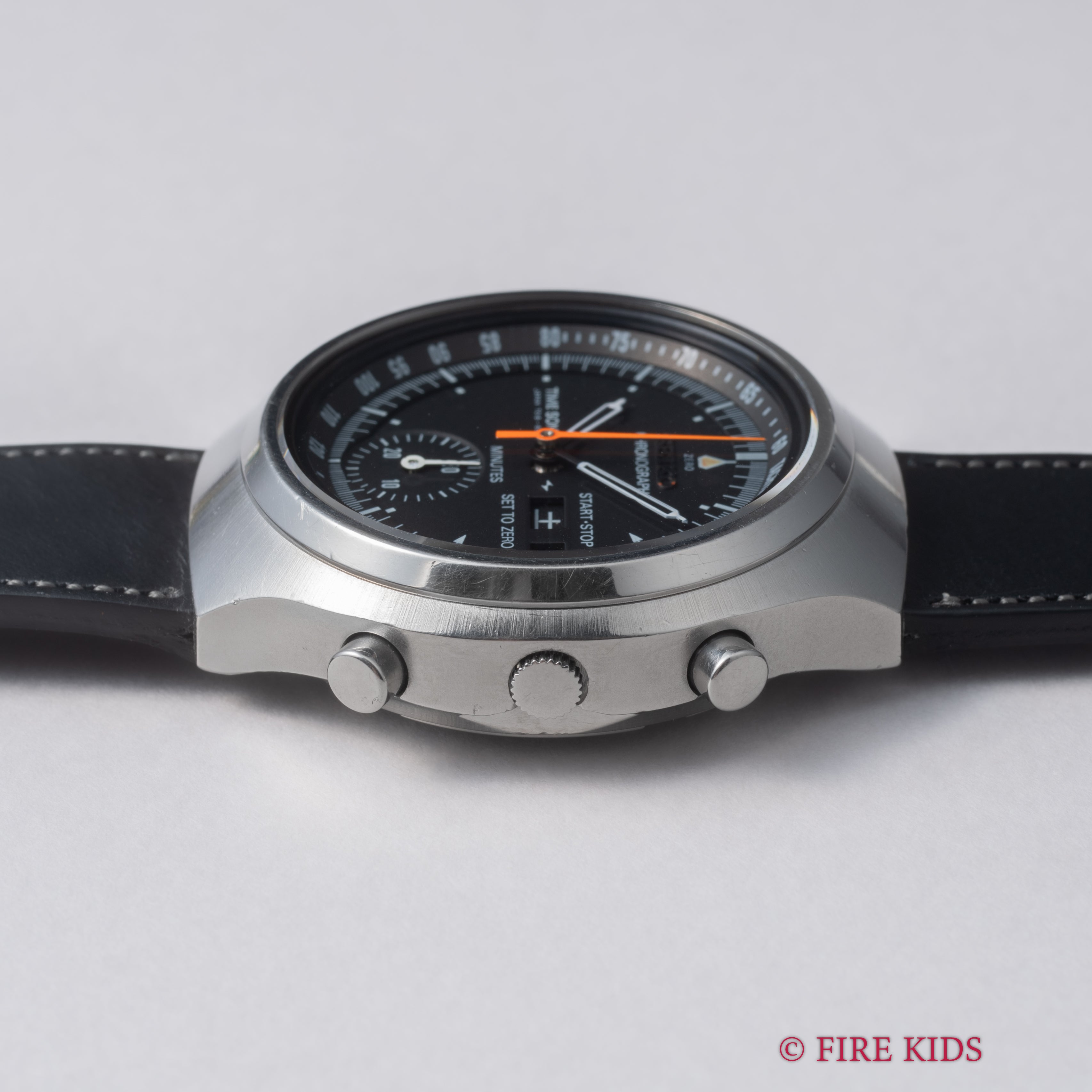 セイコー タイムソナー 1970年代製 Ref.7018-6000 両面スケルトン 自動巻クロノグラフ