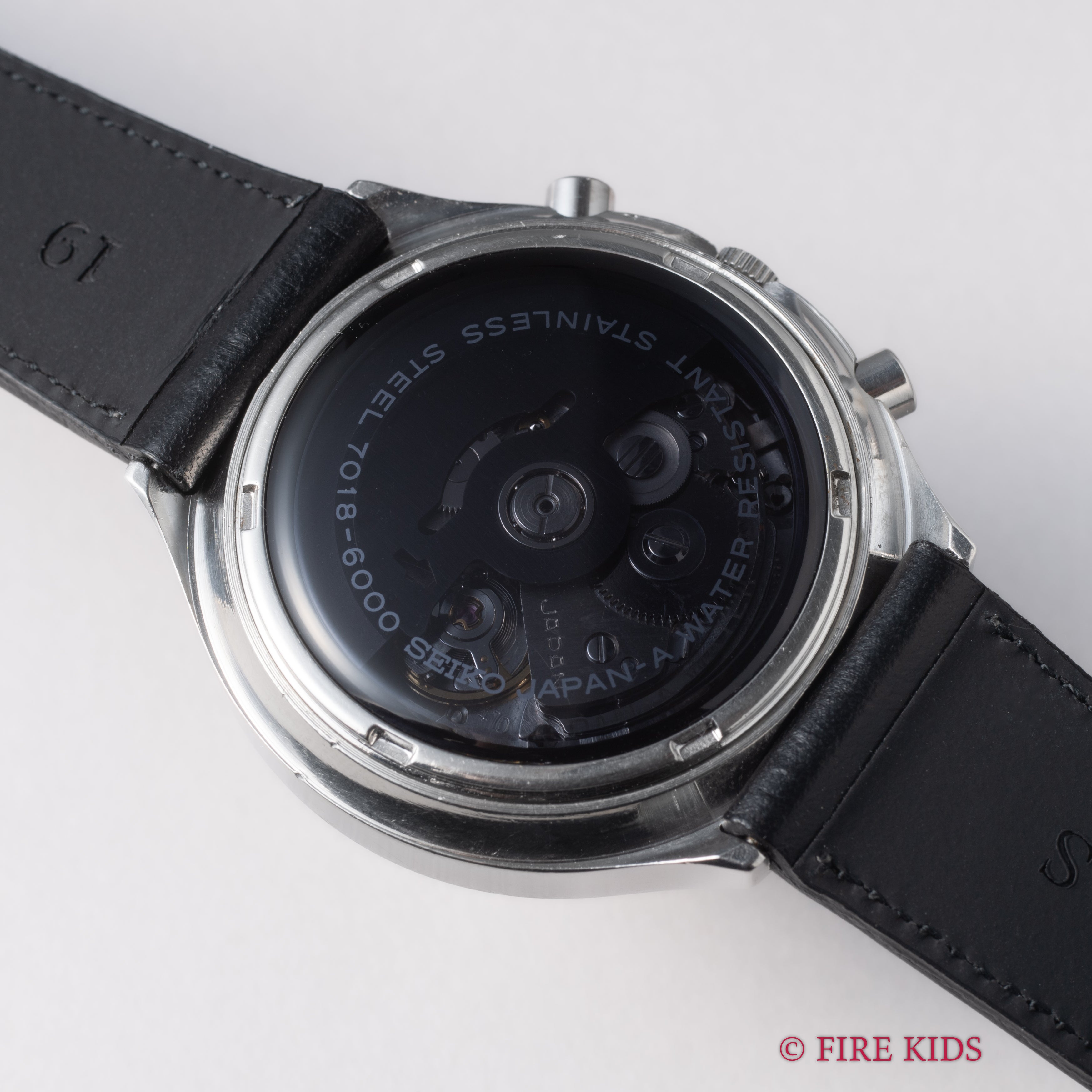 セイコー タイムソナー 1970年代製 Ref.7018-6000 両面スケルトン 自動巻クロノグラフ