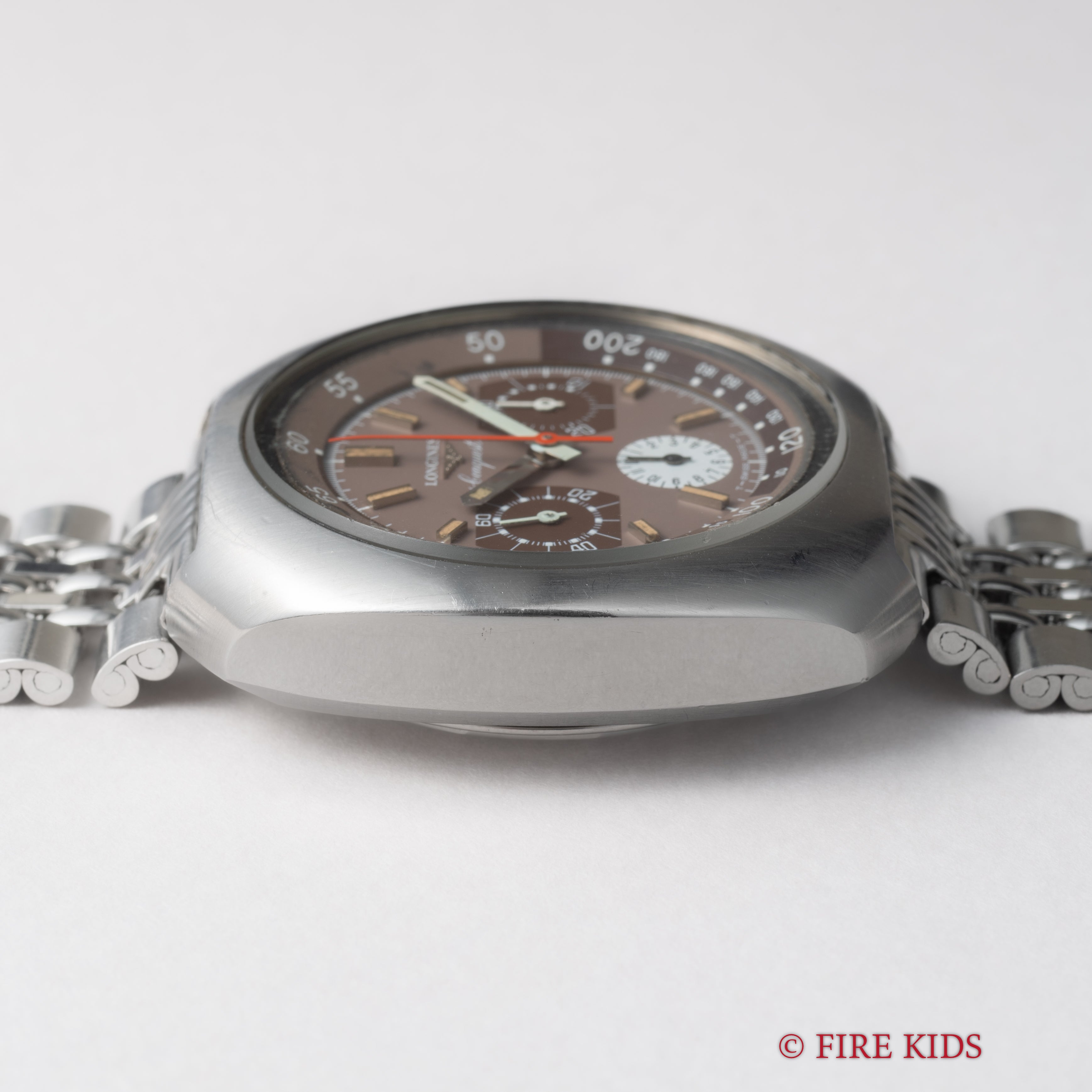 ロンジン コンクエスト クロノグラフ Ref.8595 1970 1969年製 Cal.330 バルジュー72 純正ブレス