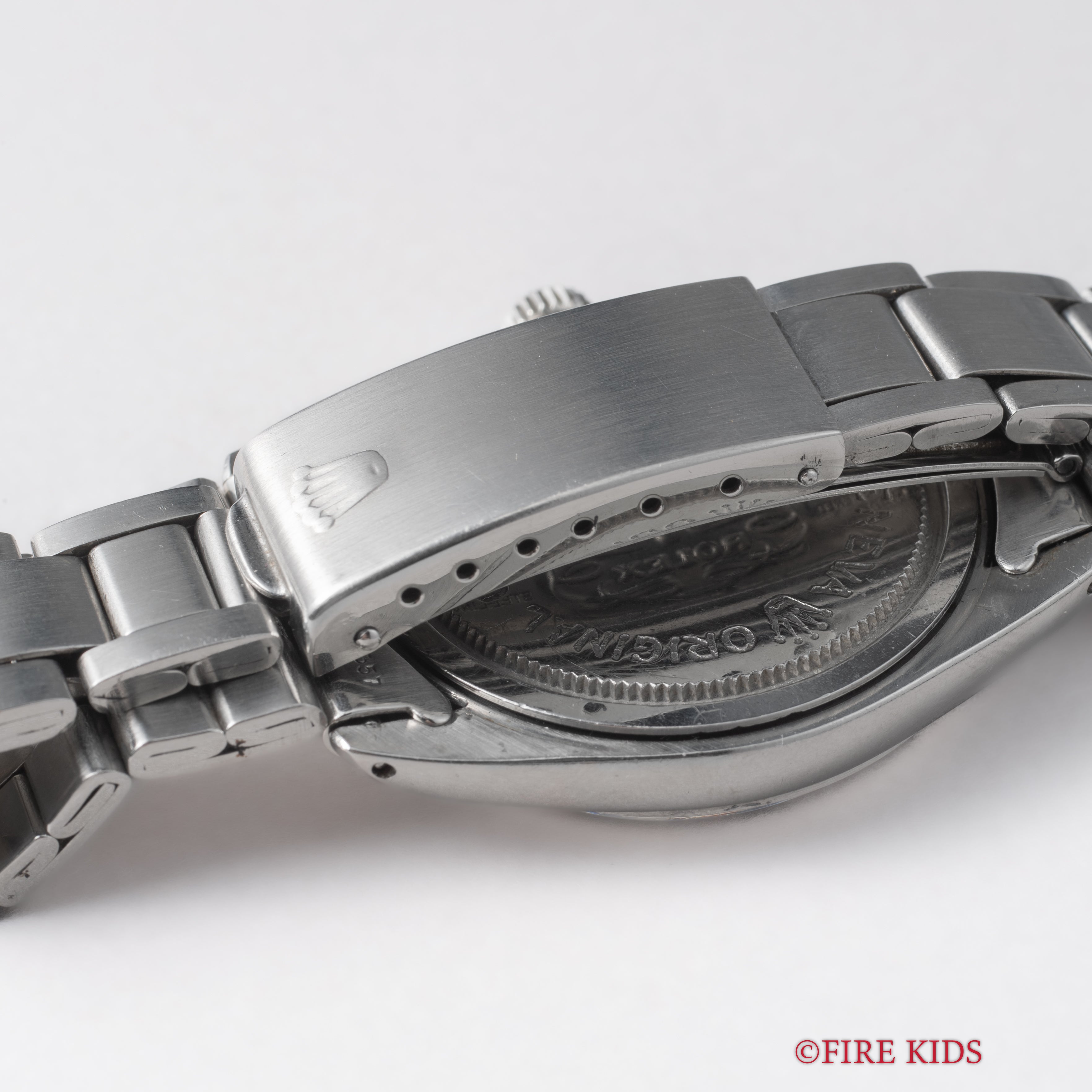 チューダー デカバラ オイスターデイト 1965年製 Ref.7962 シルバーダイヤル 純正巻きブレス付き