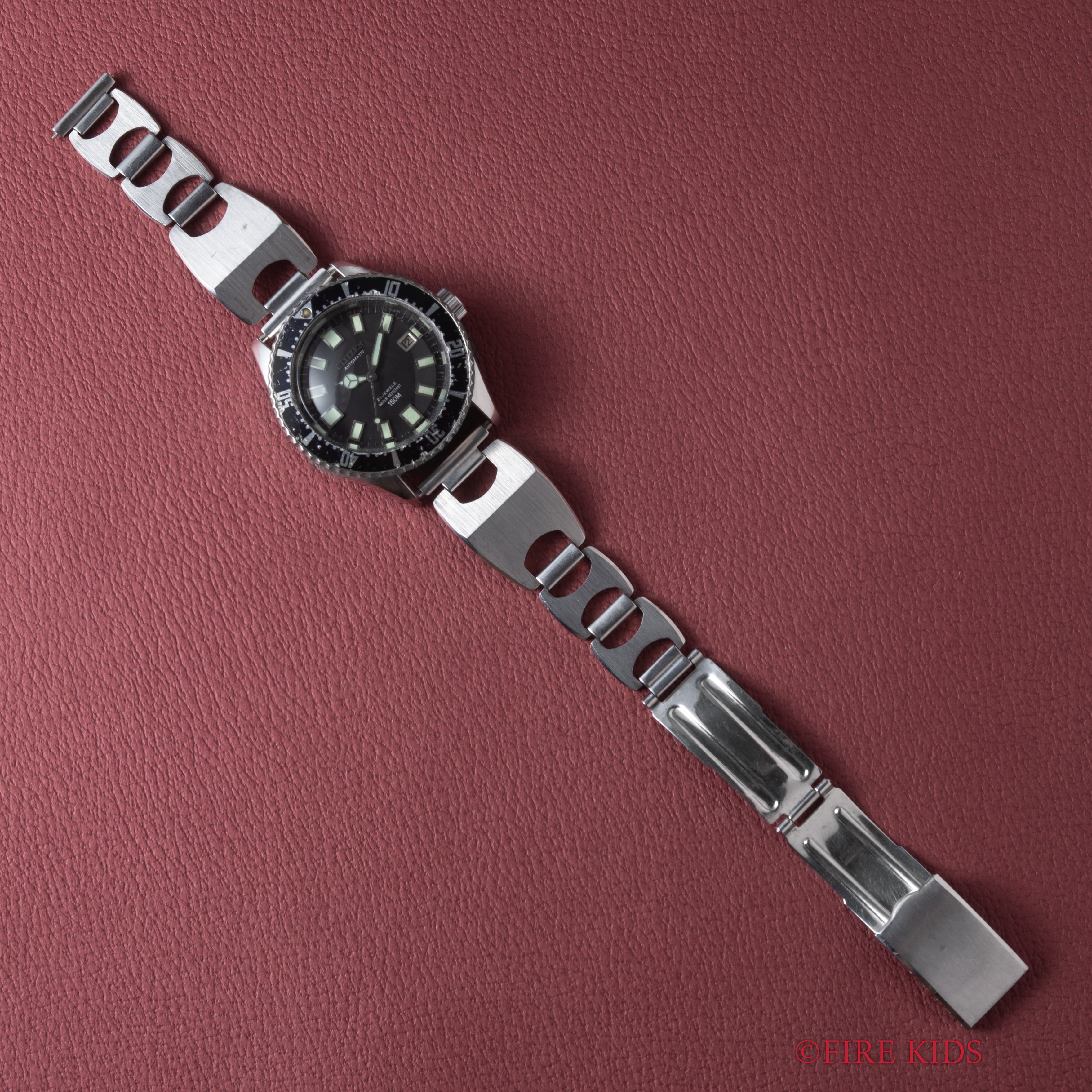 シチズン チャレンジダイバー 150M 1978年製 オートマチック 社外ブレス付き