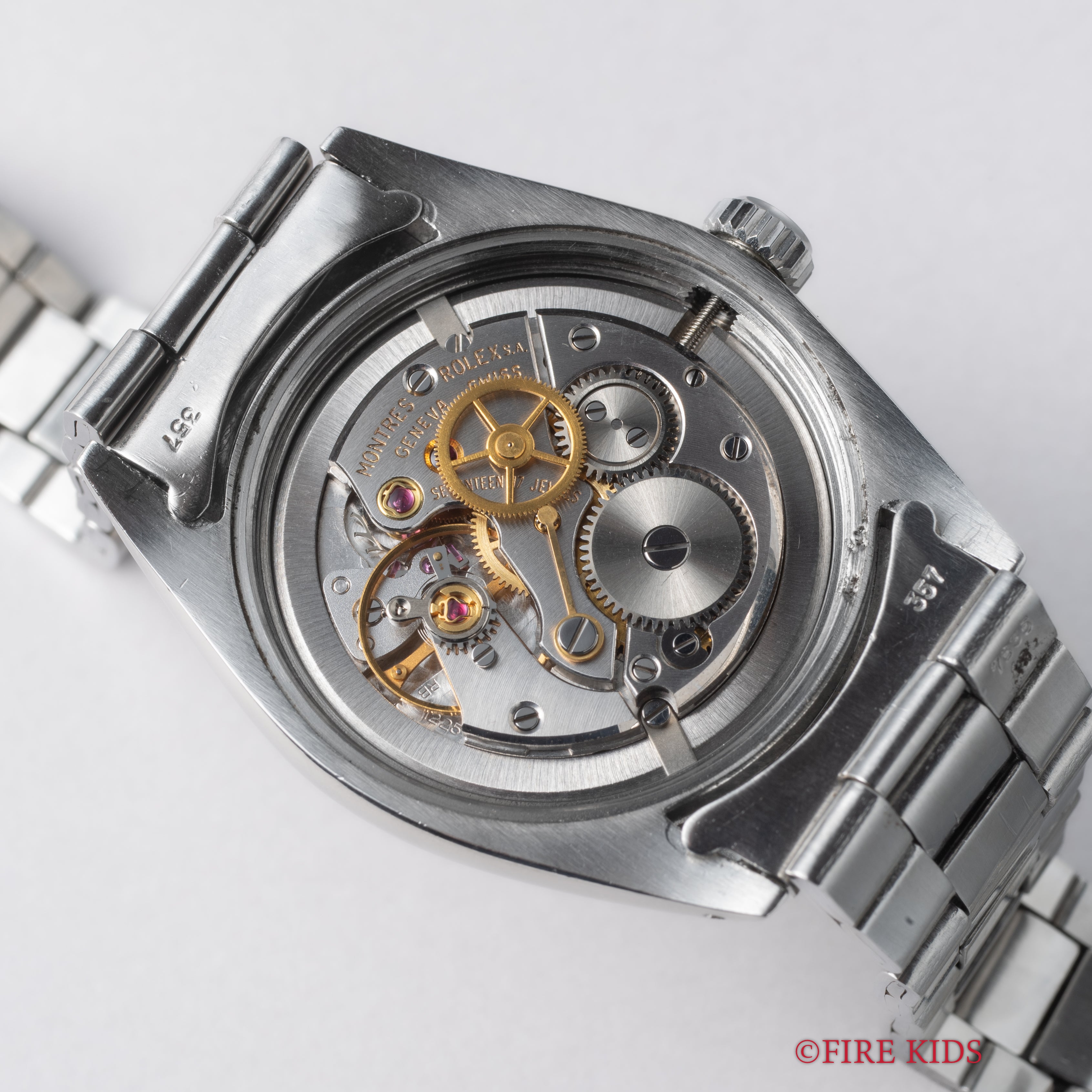 ロレックス オイスター 1971年製 Ref.6426 リネンダイヤル 純正オイスターブレス