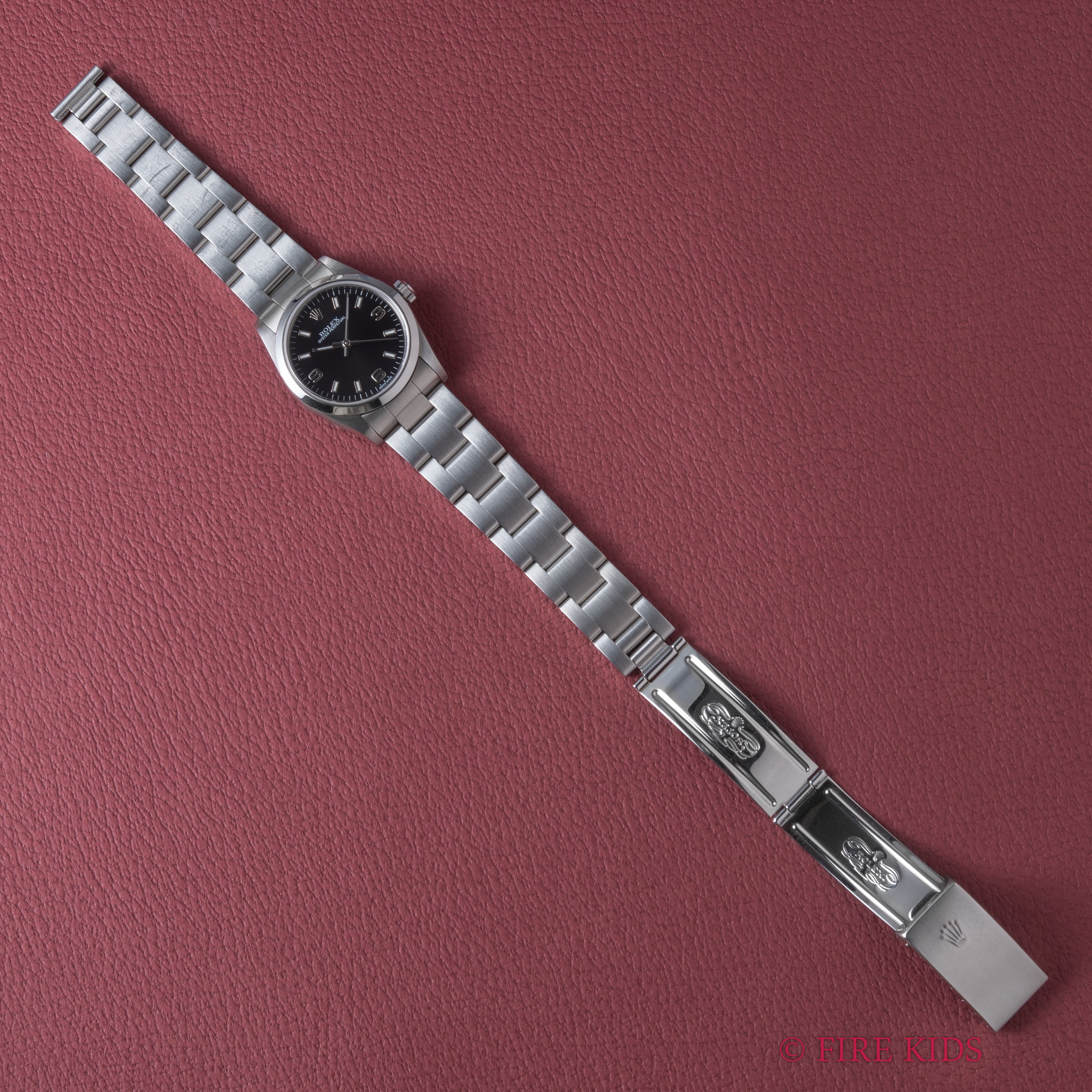 ロレックス 2001年製 オイスターパーペチュアル ボーイズ EX-Ⅰダイヤル Ref.77080 オイスターブレス 箱付