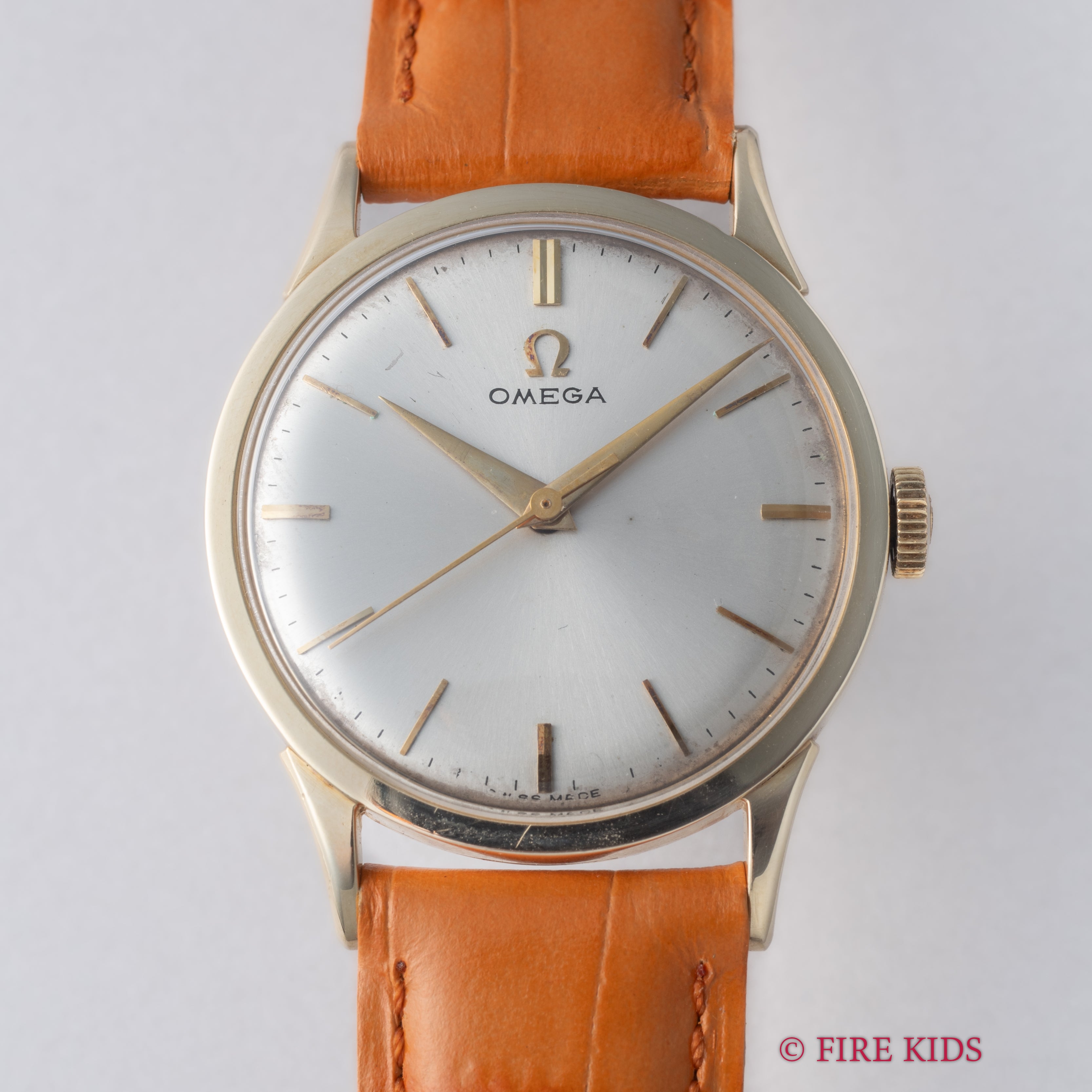 オメガ 14金無垢USケース 1956年製 Cal.420 手巻き