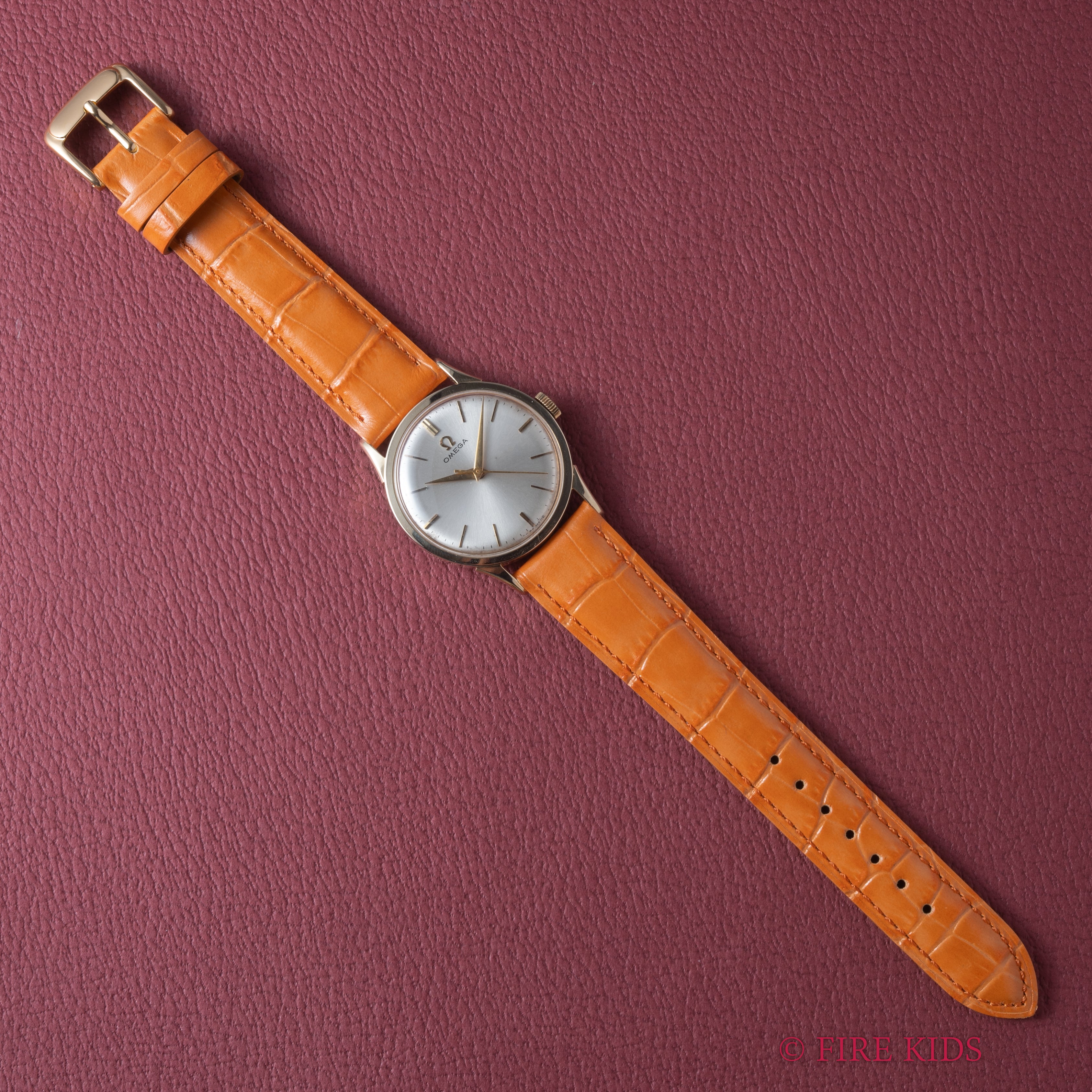 オメガ 14金無垢USケース 1956年製 Cal.420 手巻き