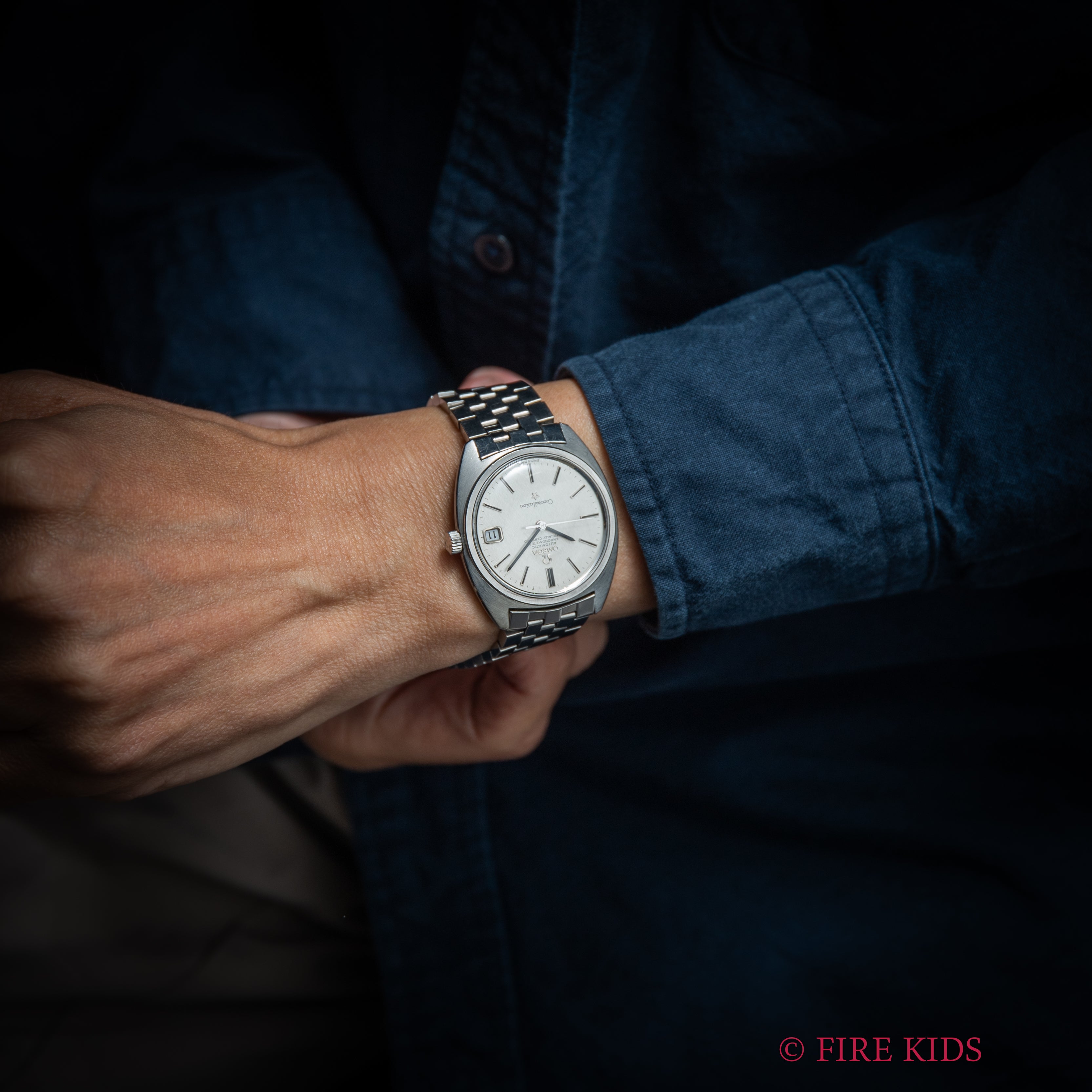 オメガ コンステレーション 1971年製 Ref.ST168017SP ジェンタ リネンダイヤル ブレス付き