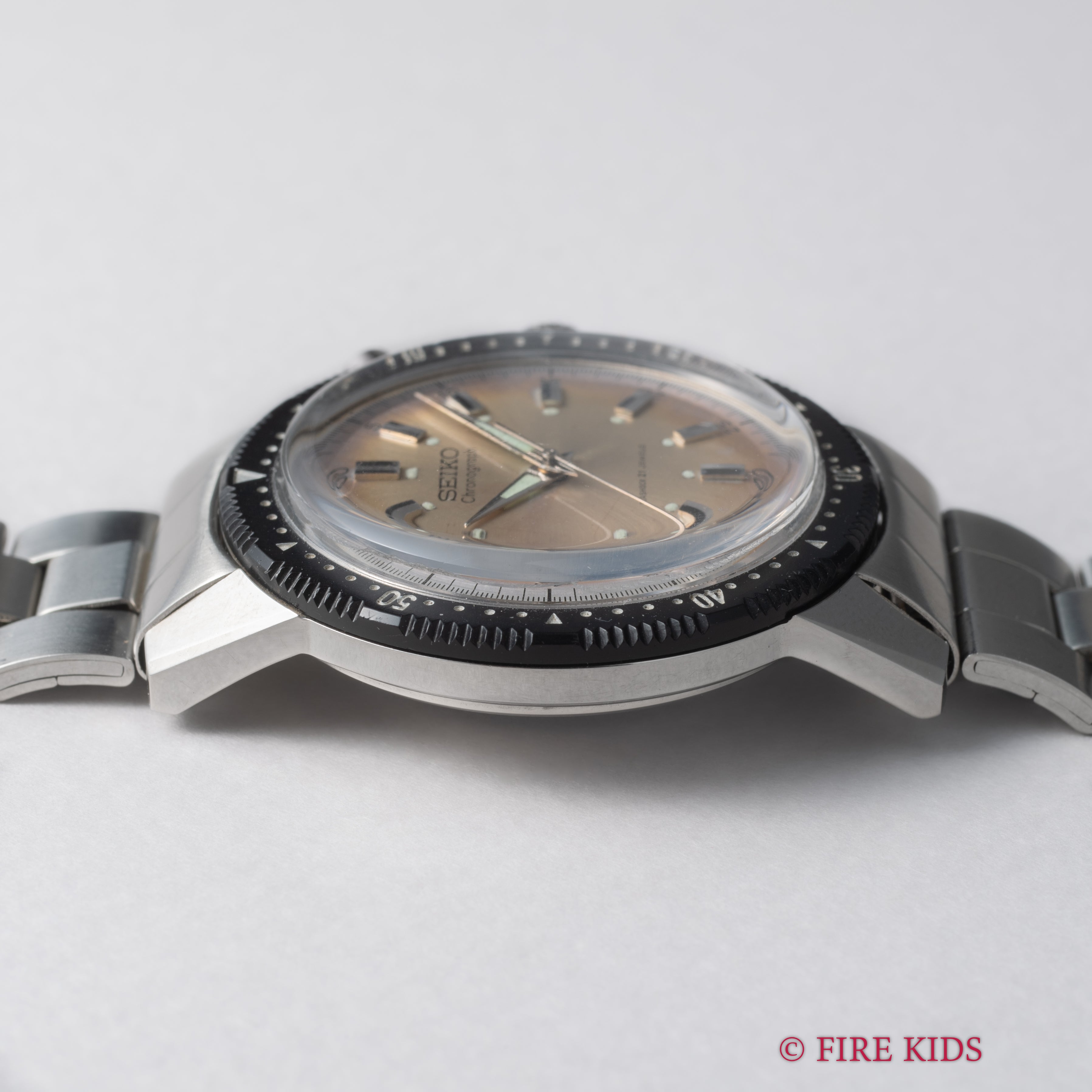 セイコー ワンプッシュクロノプラベゼル 1968年製 Ref.5719-8992 Cal.5719A ブレス付