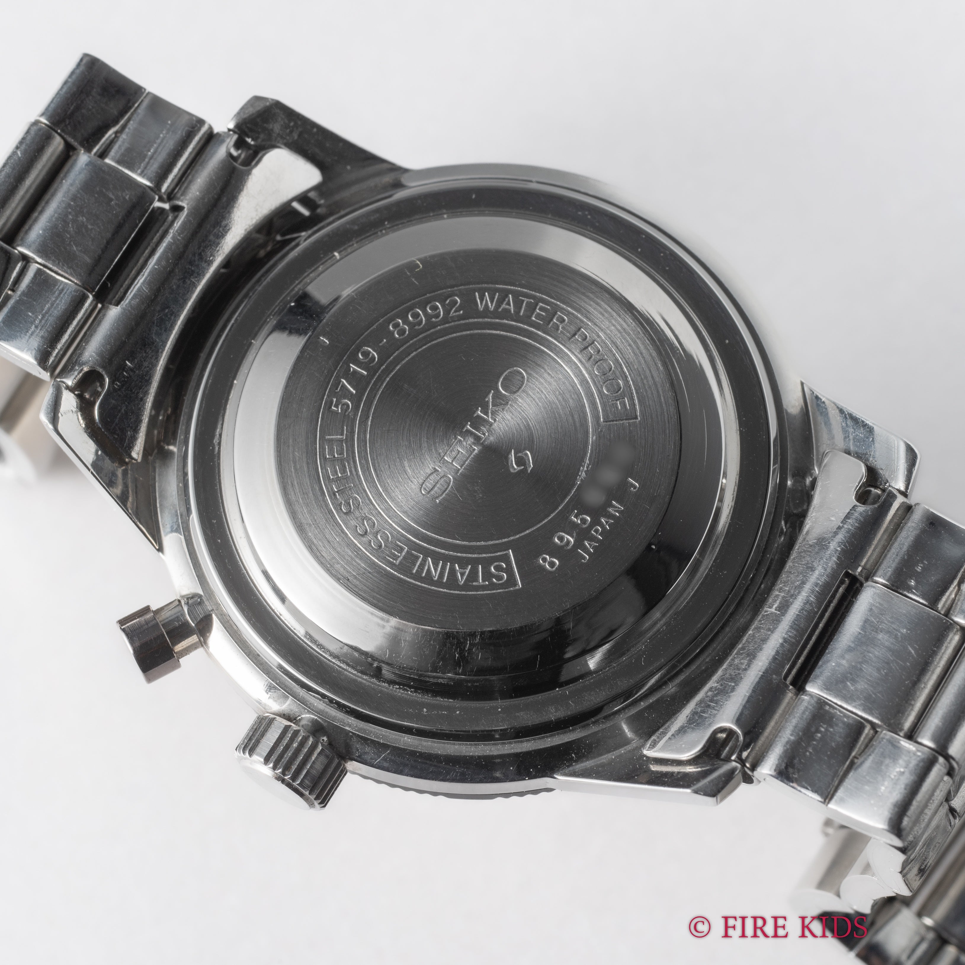 セイコー ワンプッシュクロノプラベゼル 1968年製 Ref.5719-8992 Cal.5719A ブレス付