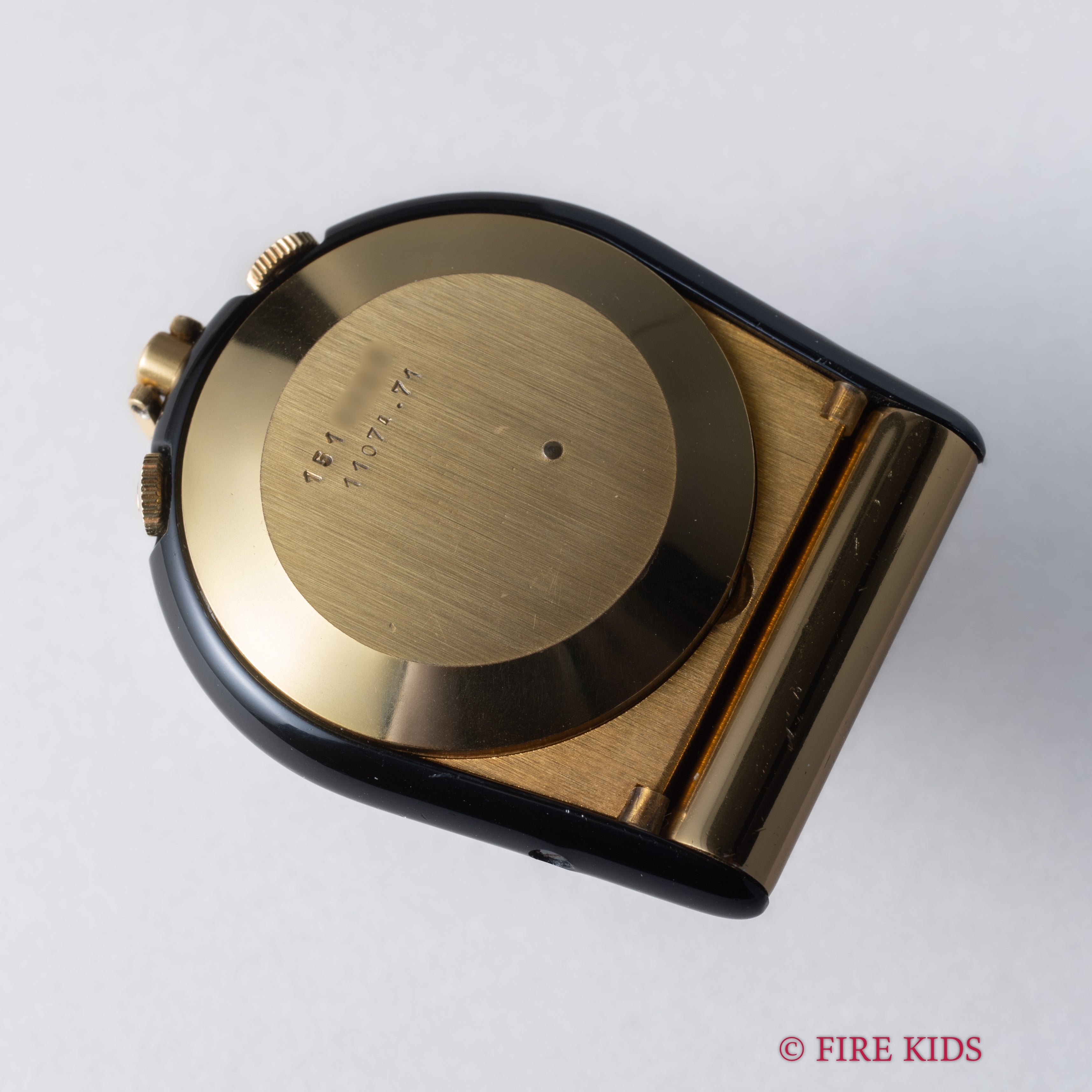 ダンヒル ジャガー・ルクルトWネーム トラベルウォッチ 1970年代製 アラーム セミハンターケース