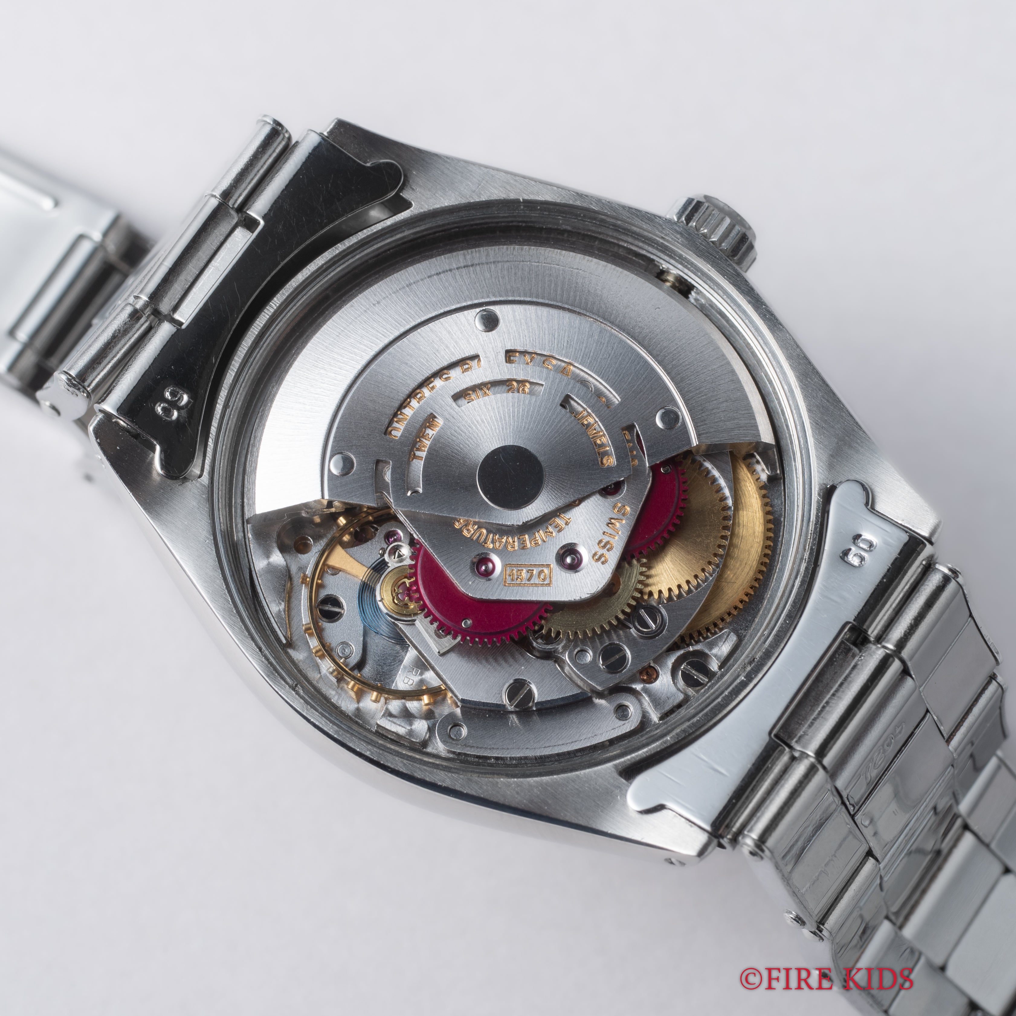 ロレックス オイスターパーペチュアル 1967年製 Ref.1003 エンジンターンドベゼル 純正オイスターブレス