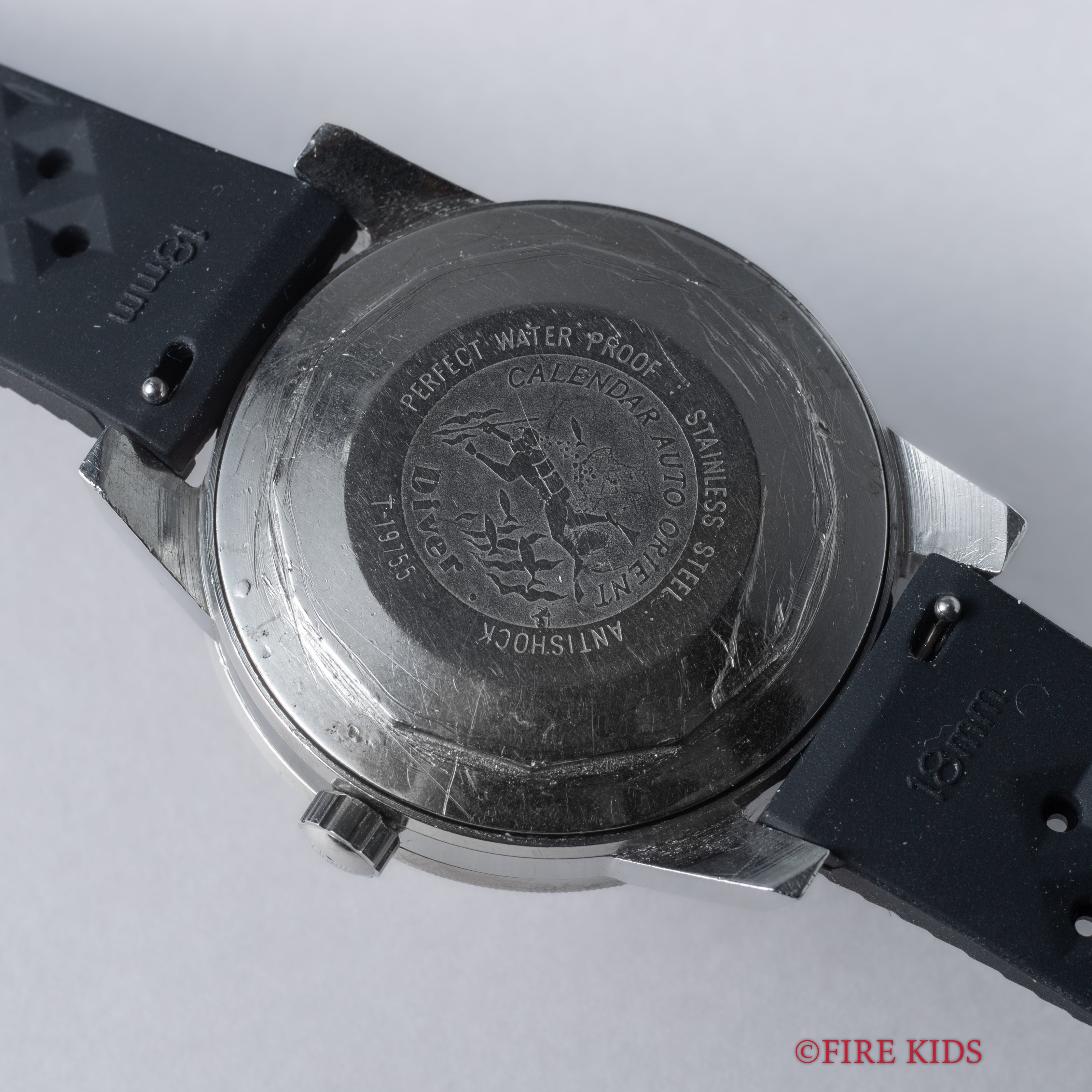 オリエント 21ダイバー ブラックサークルミラーダイヤル 1960年代製 自動巻 カレンダーオートオリエント