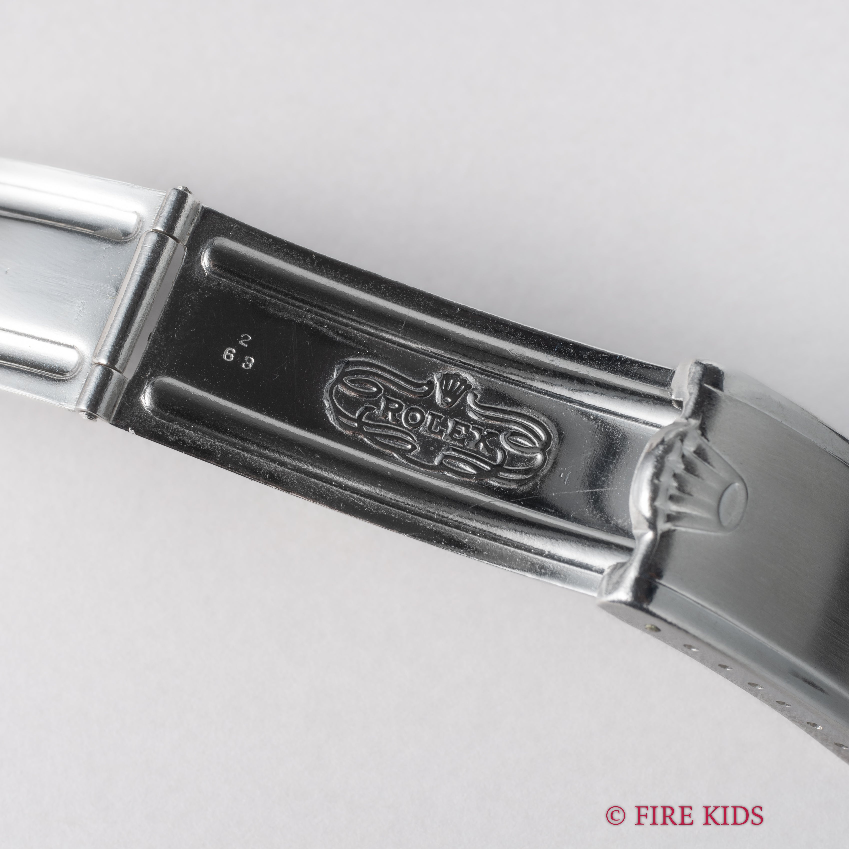 ロレックス バブルバック 1945年製 飛びアラビアダイヤル Ref.2940 純正バックル社外ブレス