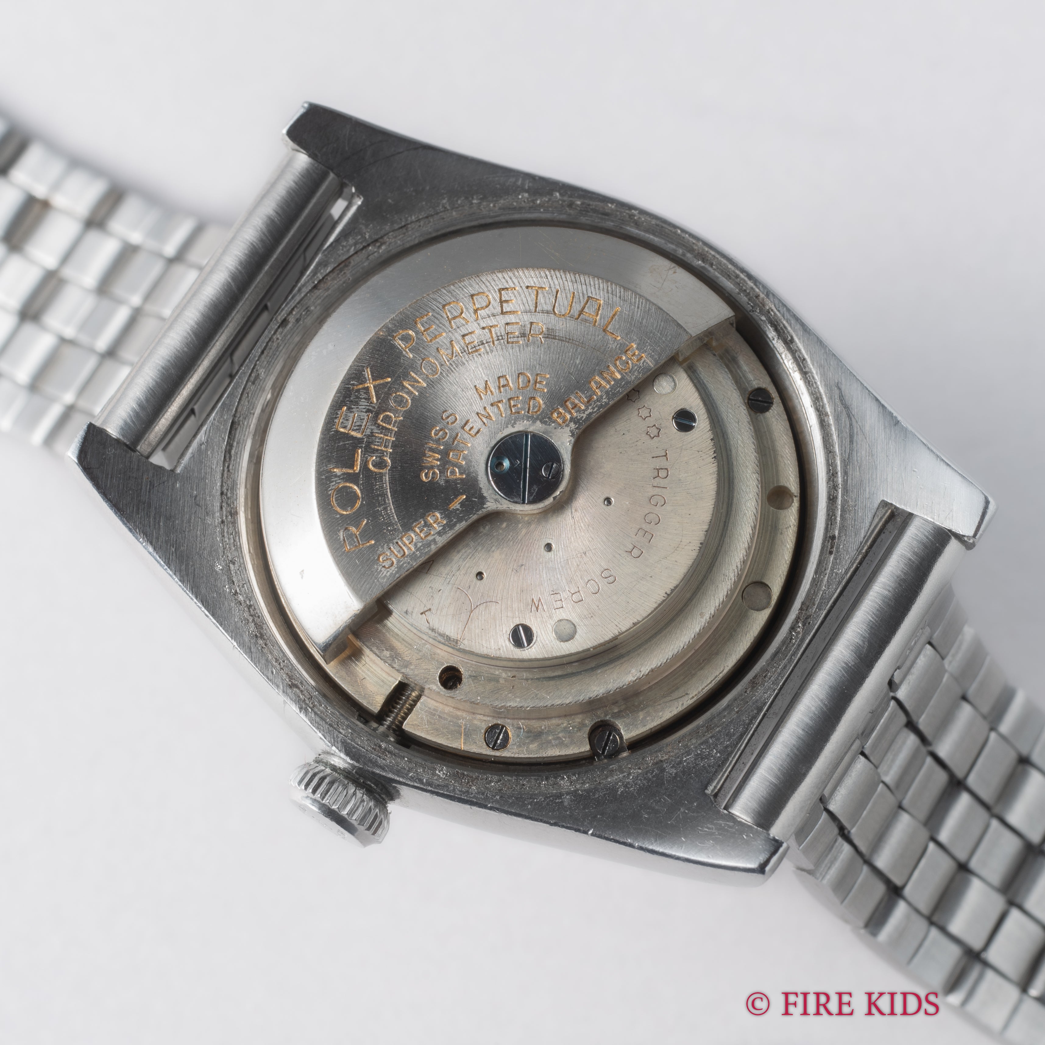 ロレックス バブルバック 1945年製 飛びアラビアダイヤル Ref.2940 純正バックル社外ブレス