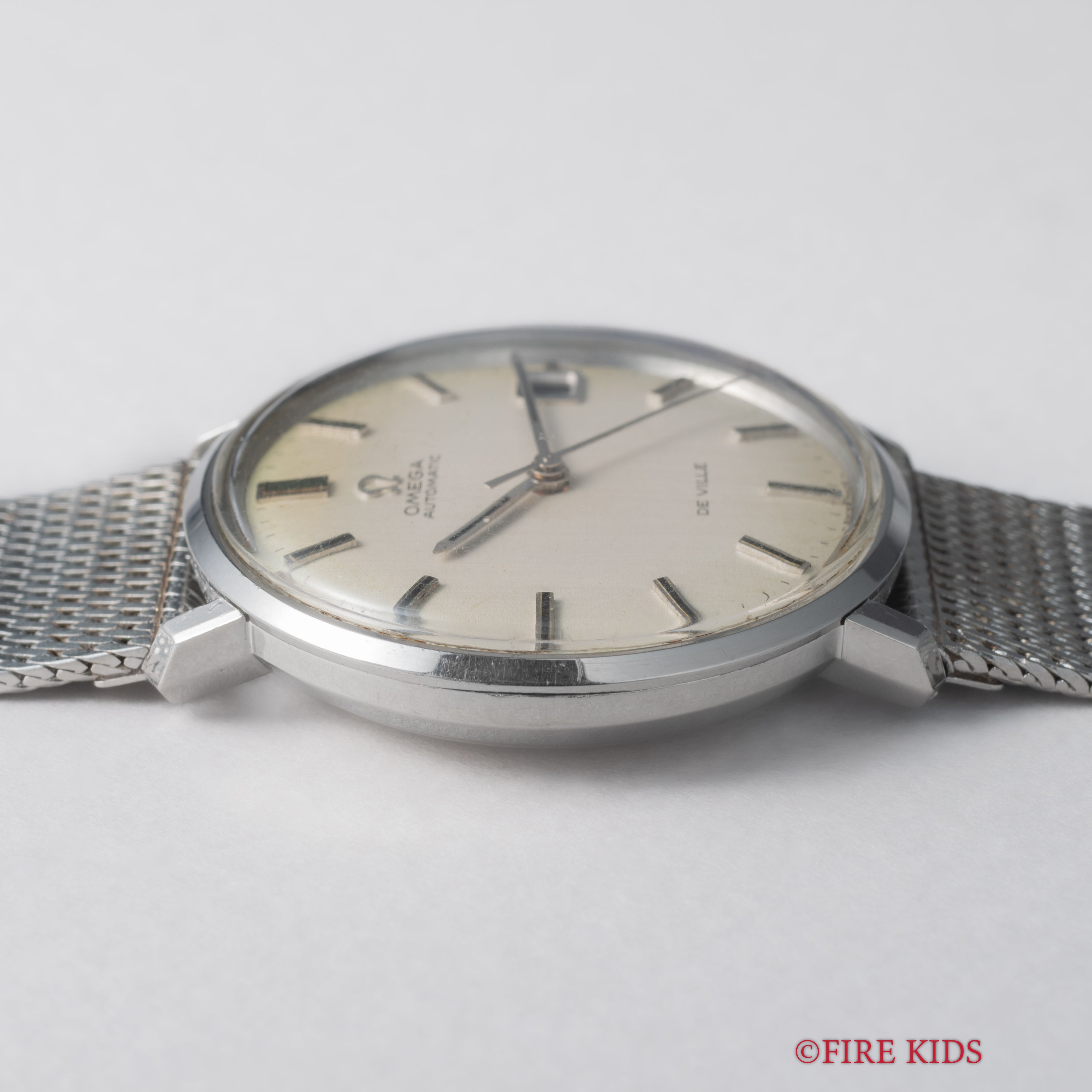 オメガ デヴィル オートマチック 1971年製 Ref.166.003 メッシュブレス付き