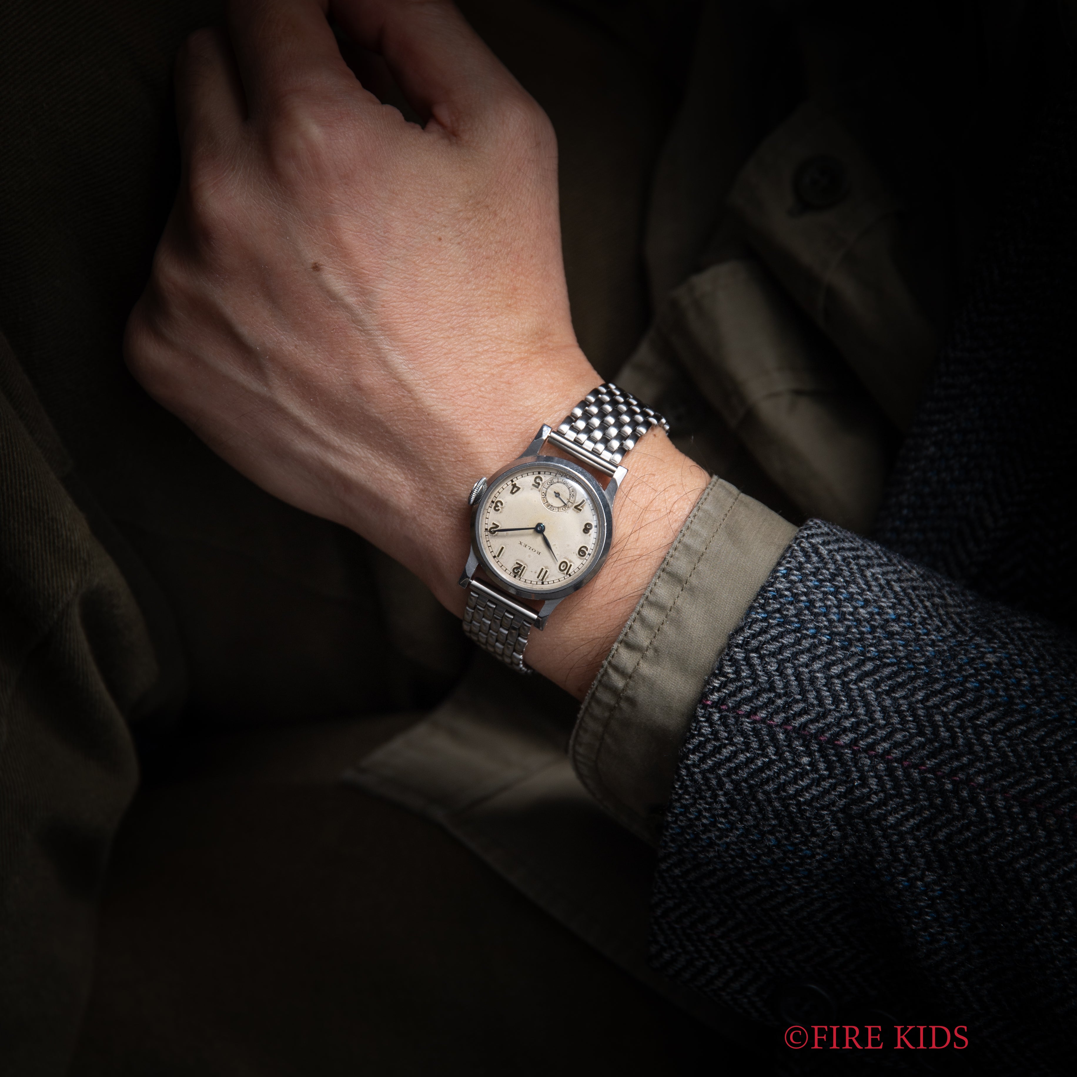 ロレックス Ref.2831 1929年製 ノンオイスターケース 全アラビア 手巻き