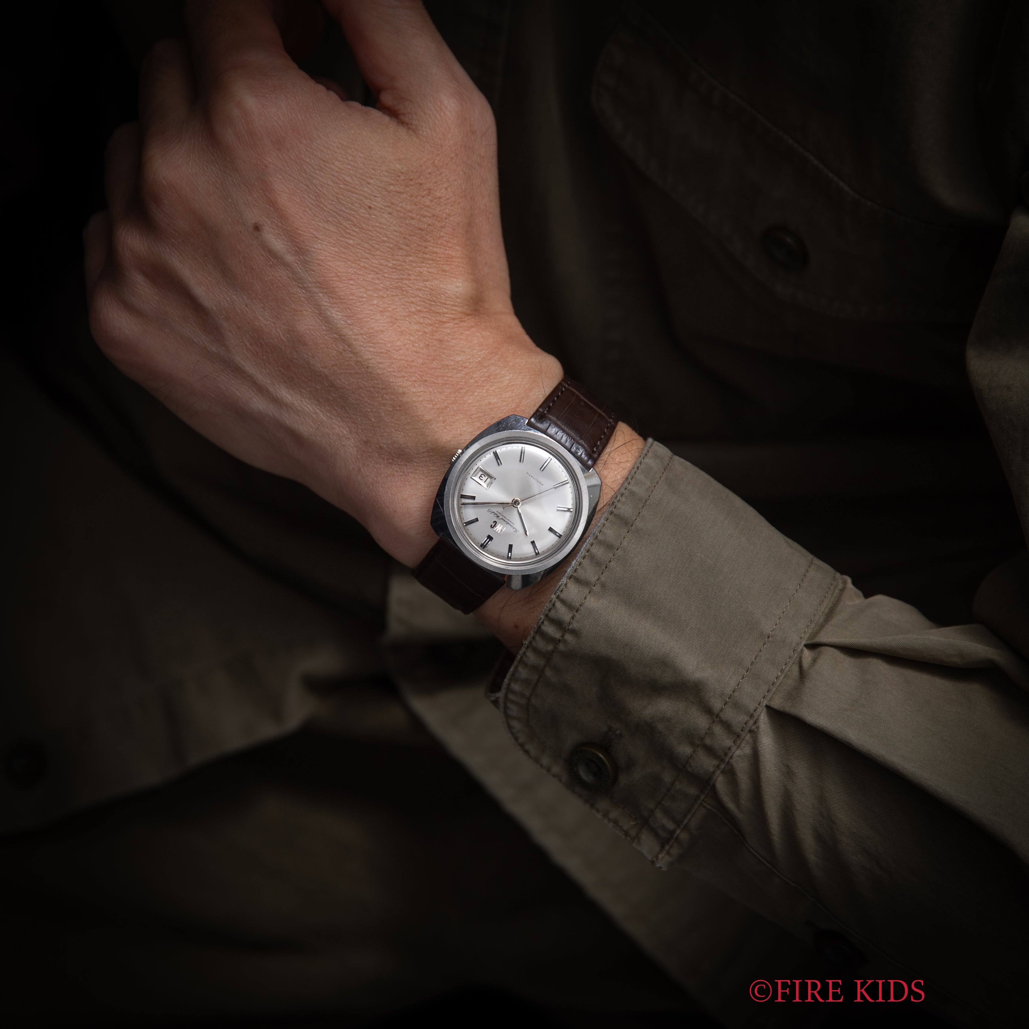 IWC 1967年製 Ref.814A クッションケース ペラトン式自動巻き Cal.8541