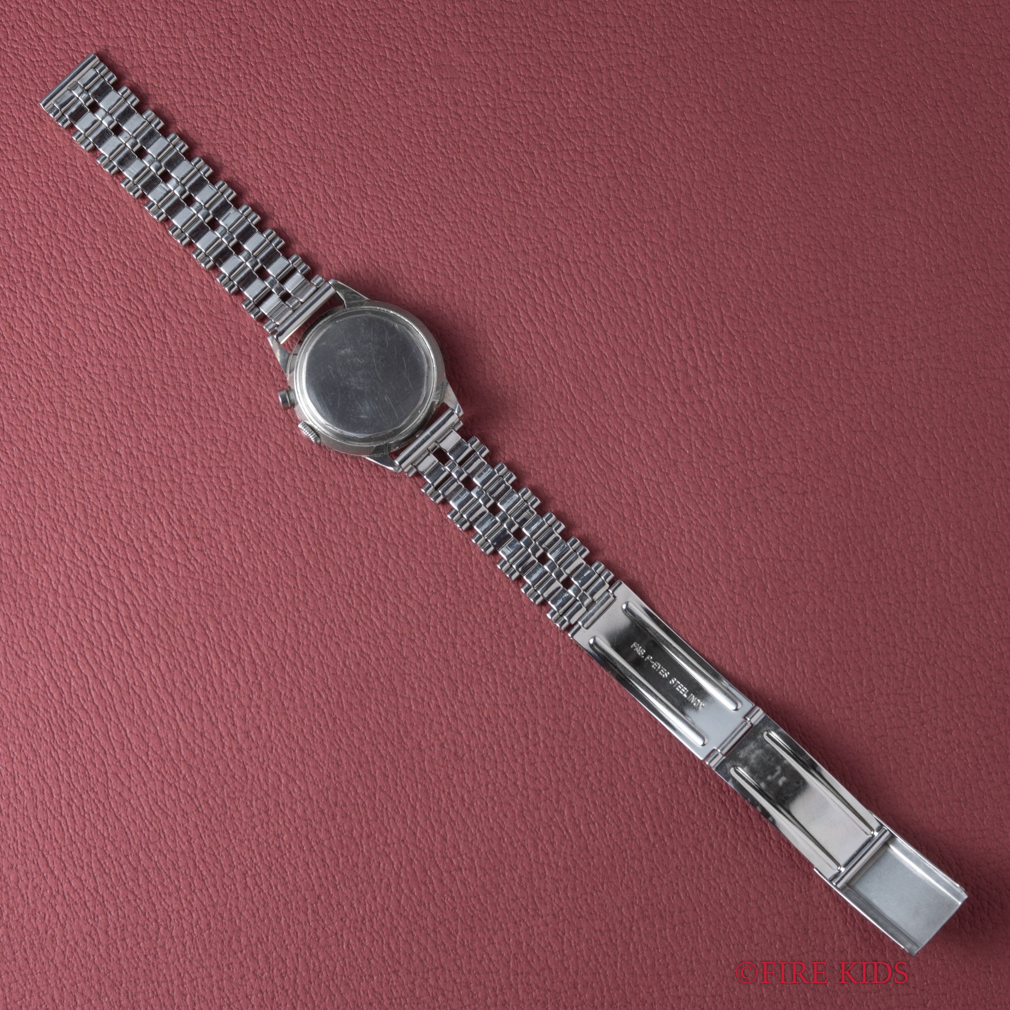 モバード ワンプッシュクロノグラフ 1940年代製 FBケース 手巻き ノンポリッシュ