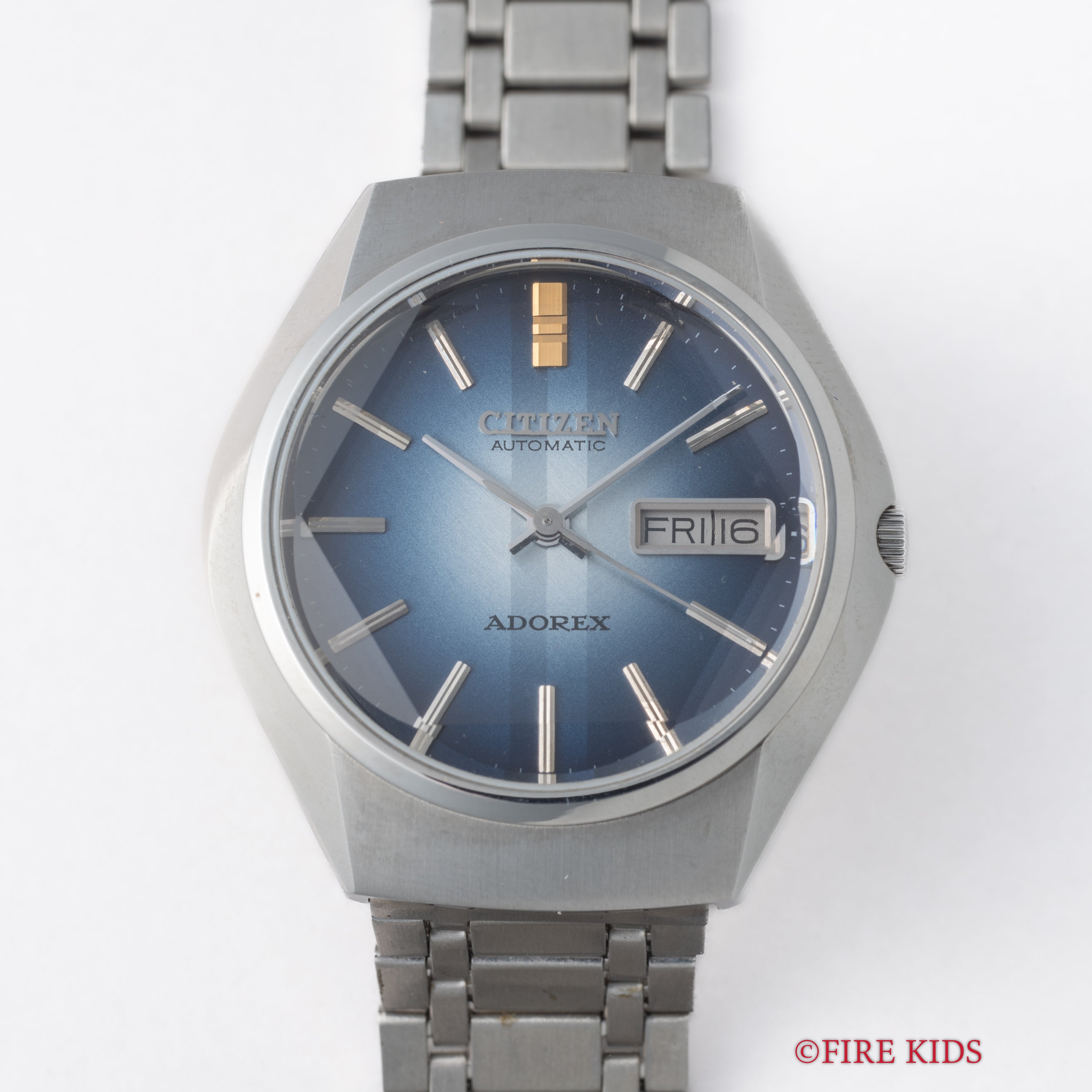 シチズン アドレックス 1975年製 タグ、取扱説明書付き 自動巻き 純正ブレス