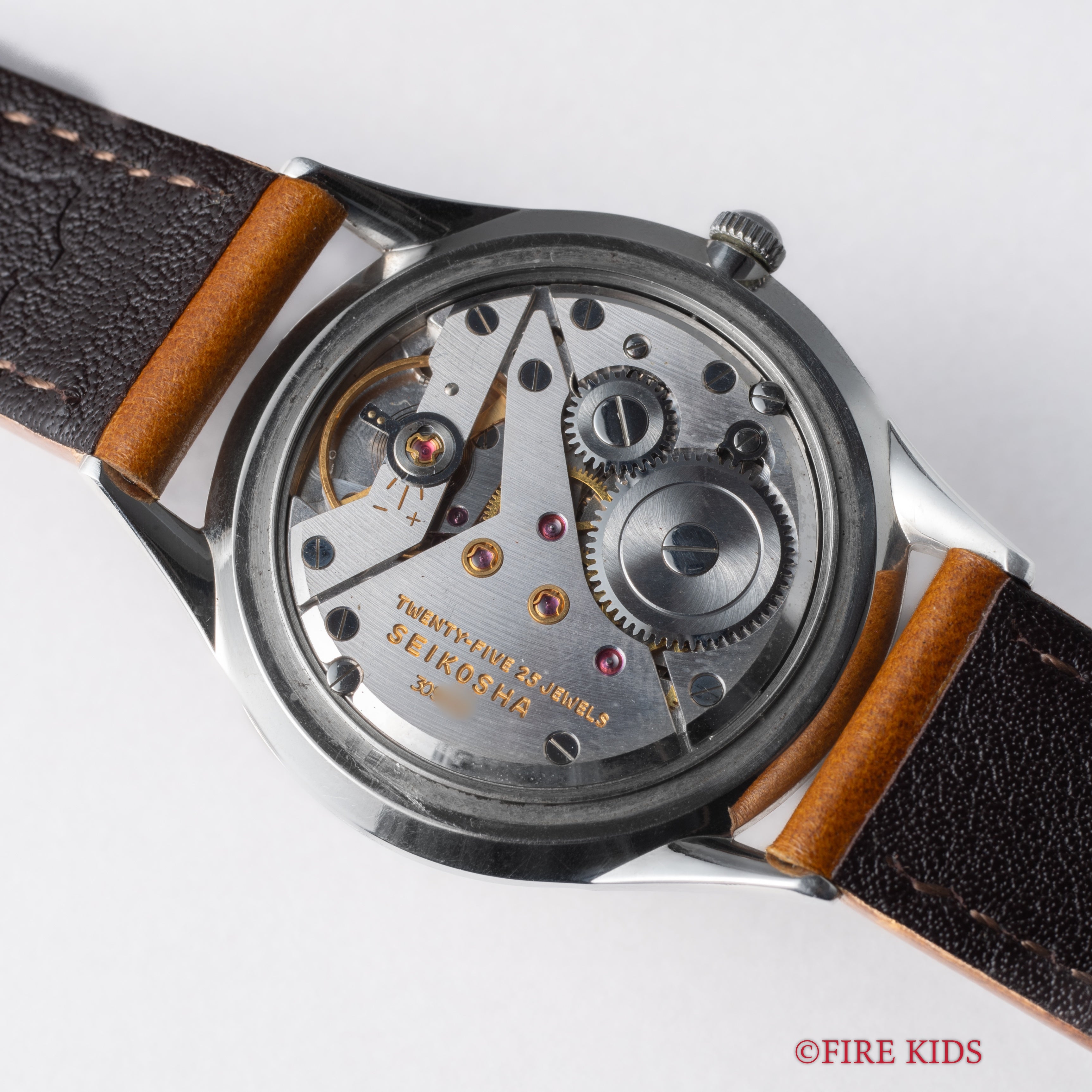 セイコー ゴールドフェザー 1961年製 薄型手巻き センターセコンド ステンレスケース