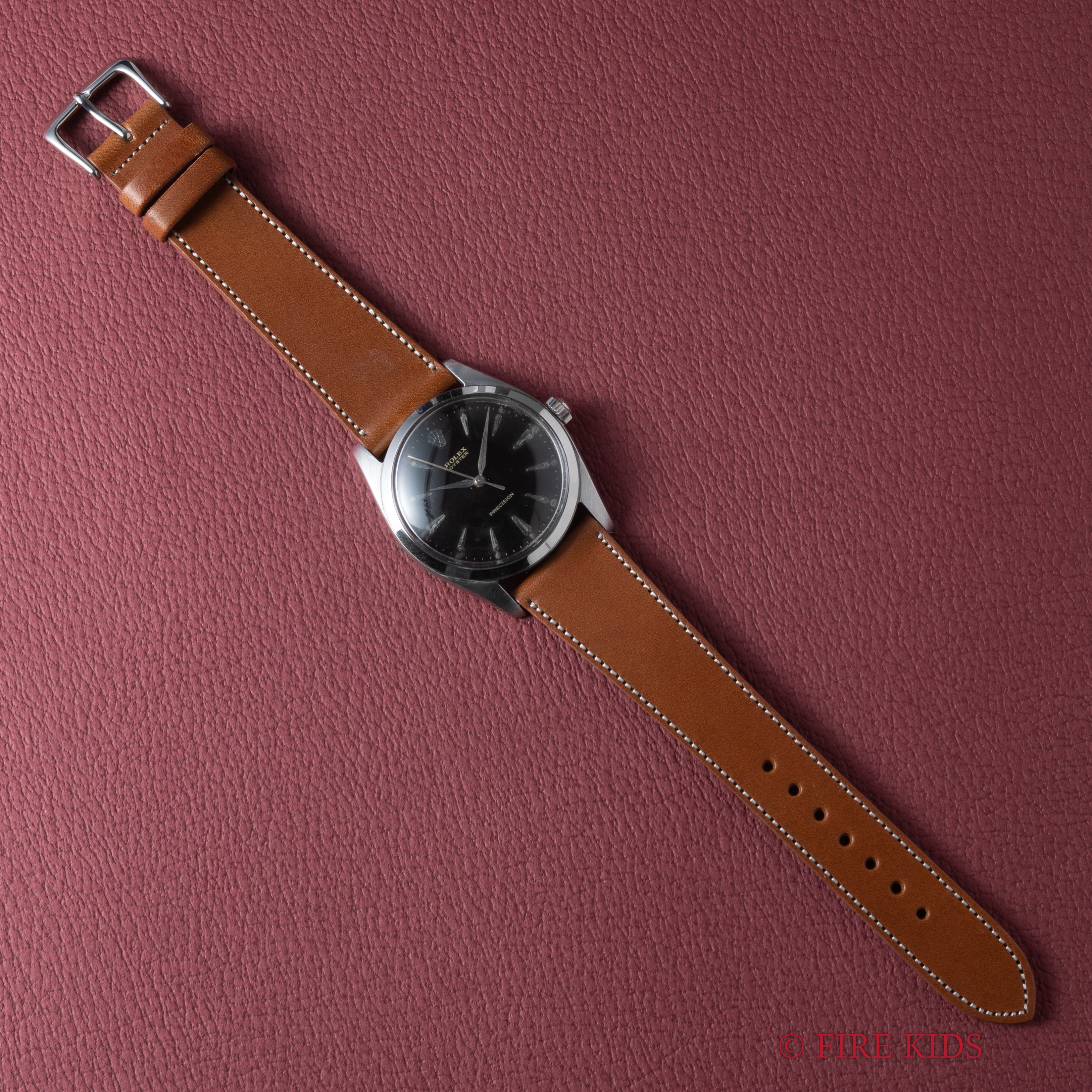 ロレックス ビッグオイスター Ref.6424 ブラックギルト 1964年製 手巻き