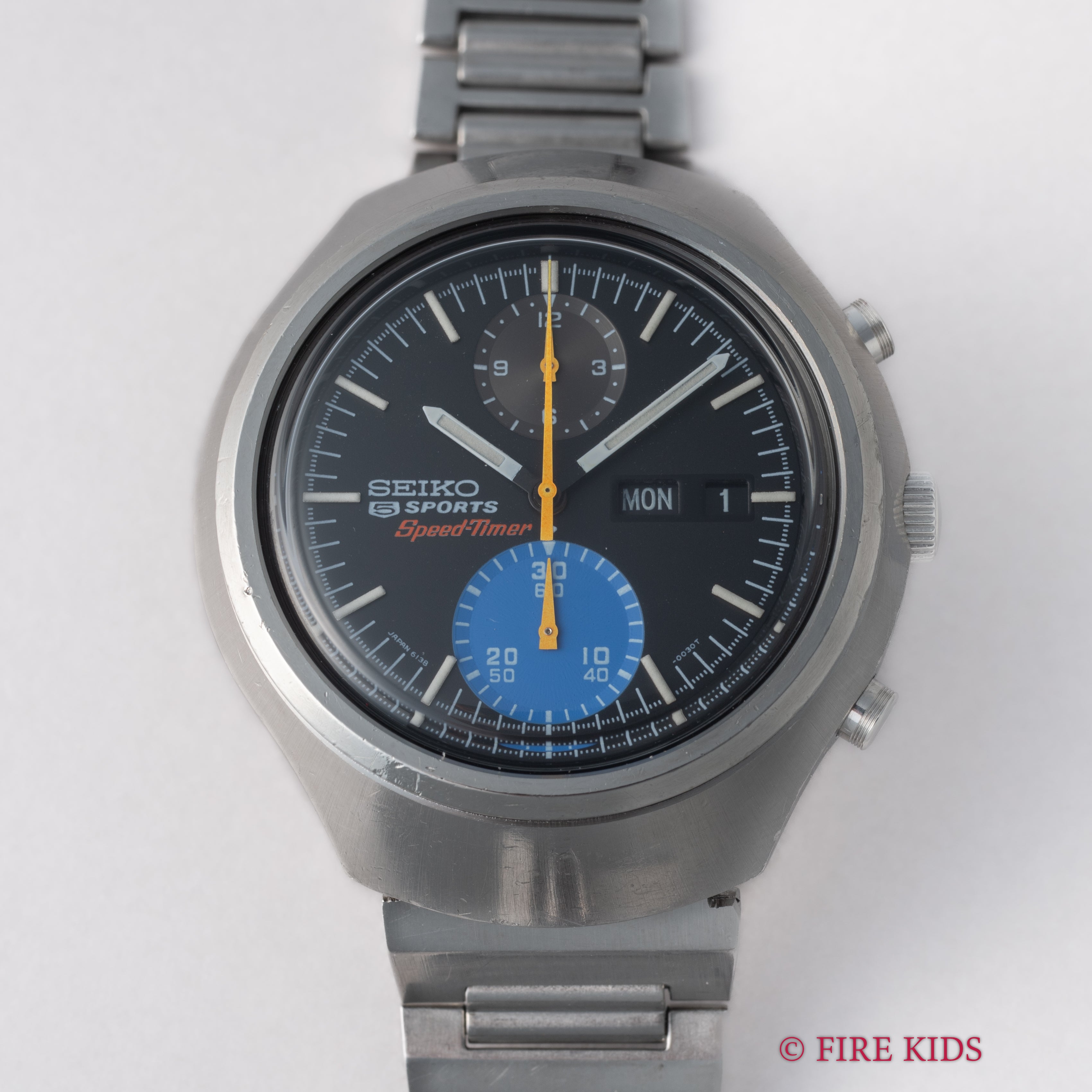 セイコー 1972年製 5スポーツ スピードタイマー Ref.6138-0020 クロノグラフ 純正ブレス