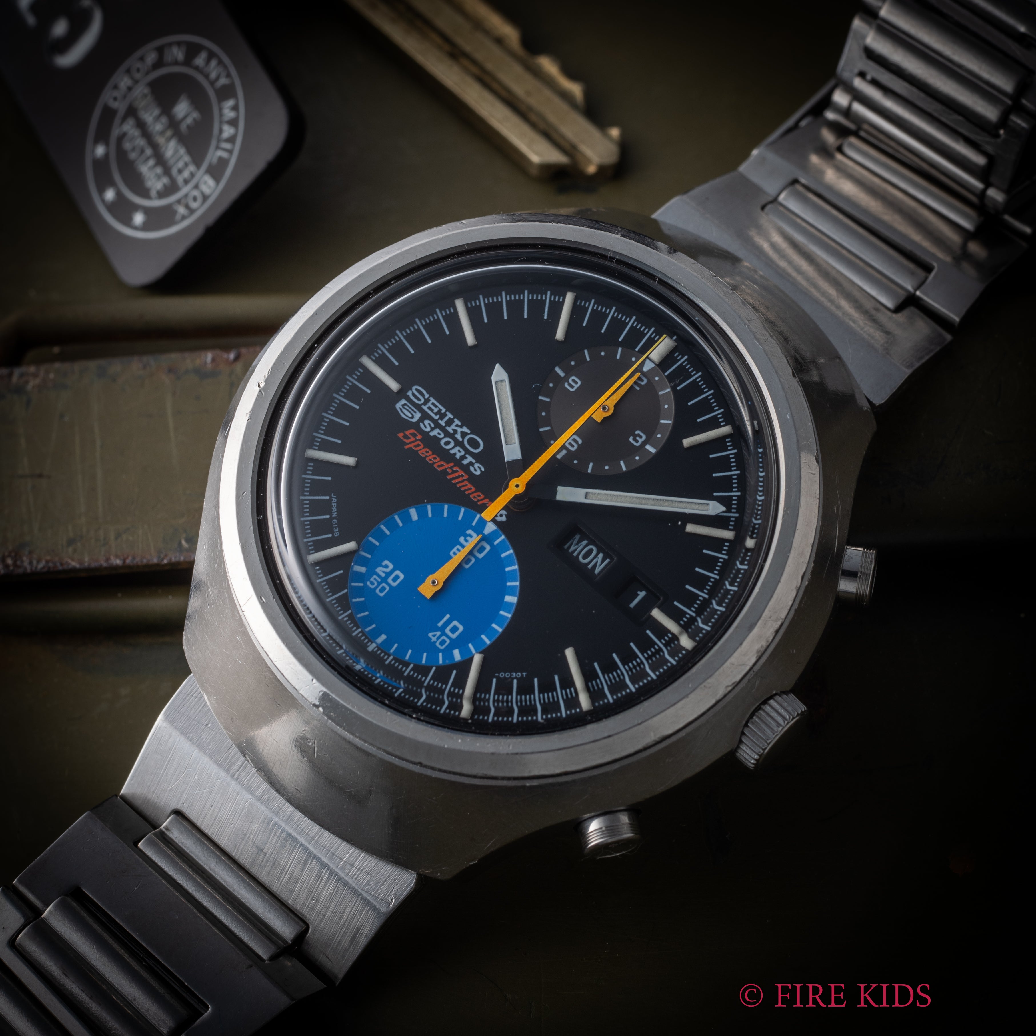 セイコー 1972年製 5スポーツ スピードタイマー Ref.6138-0020 クロノグラフ 純正ブレス