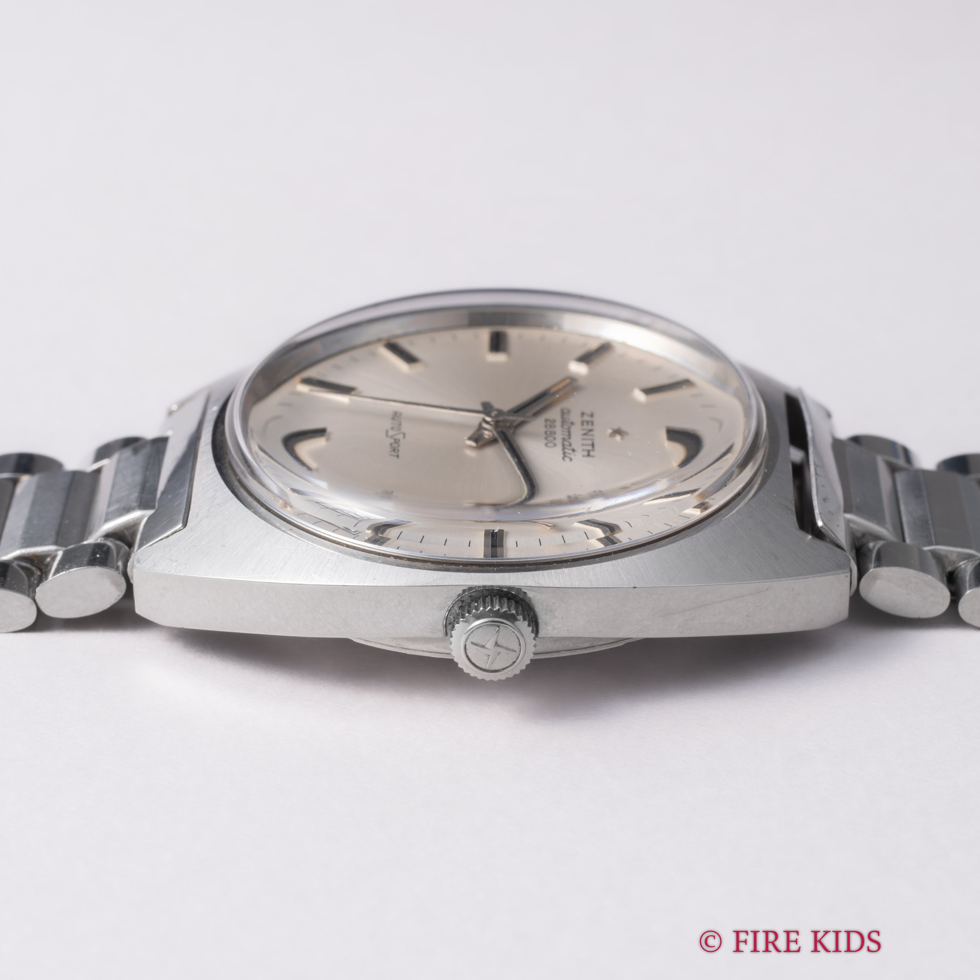 ゼニス オートスポーツ 28800 1970年代製 ハイビート自動巻 Cラインケース 純正ブレス