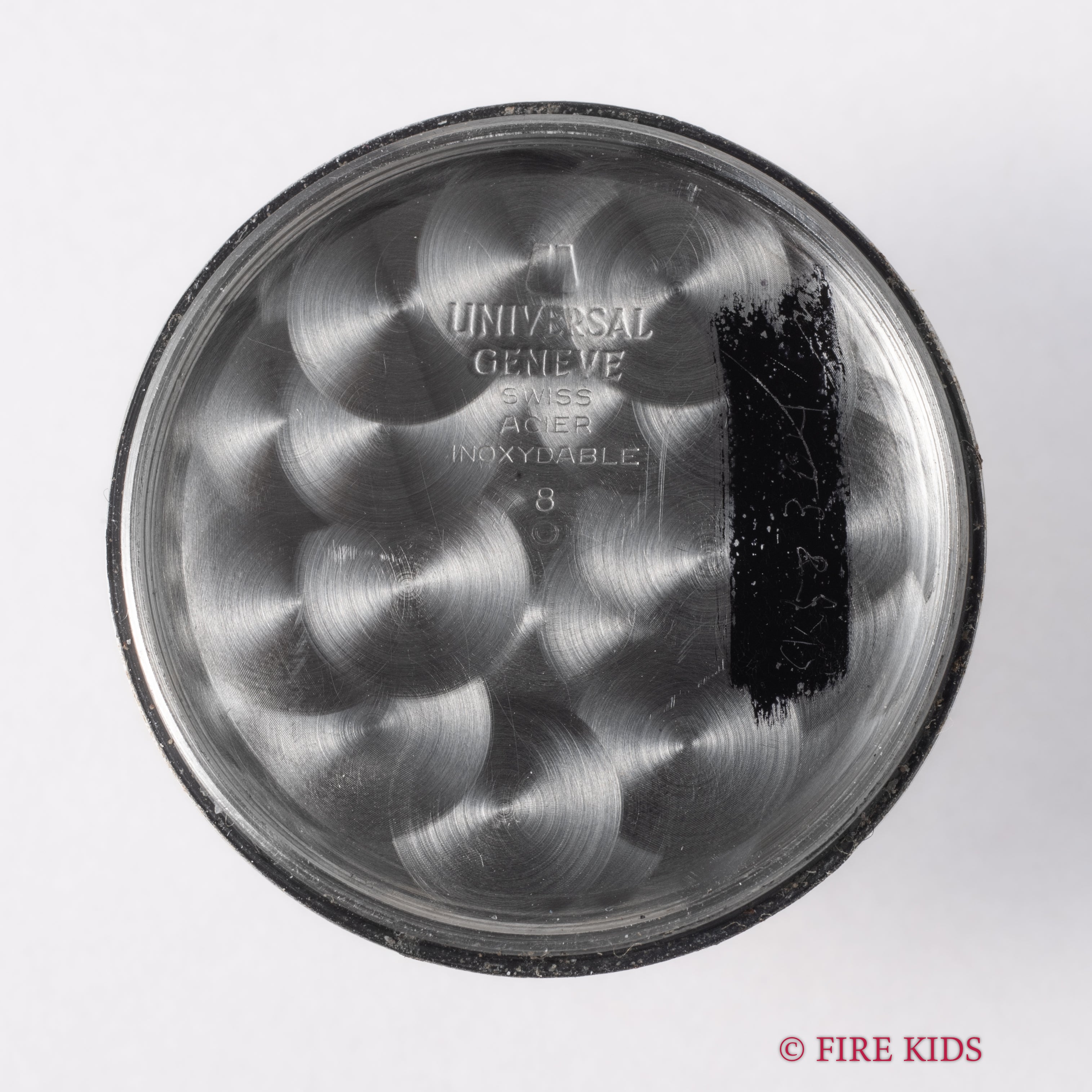 ユニバーサル・ジュネーブ ホワイトシャドウ 1970年代製 マイクローター自動巻き 純正ブレス