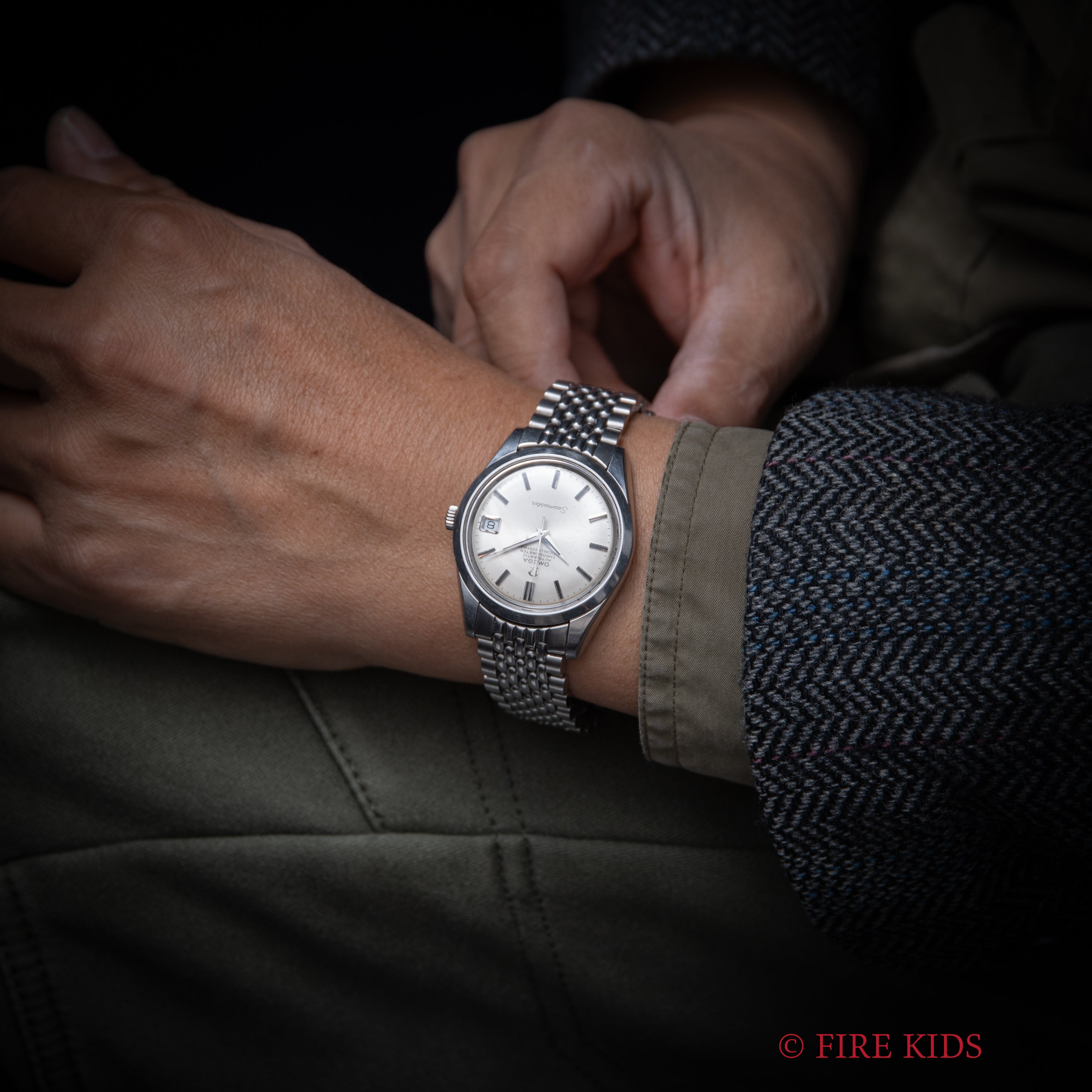 オメガ シーマスター クロノメーター 1969年製 自動巻 Cal.564 純正ライスブレス