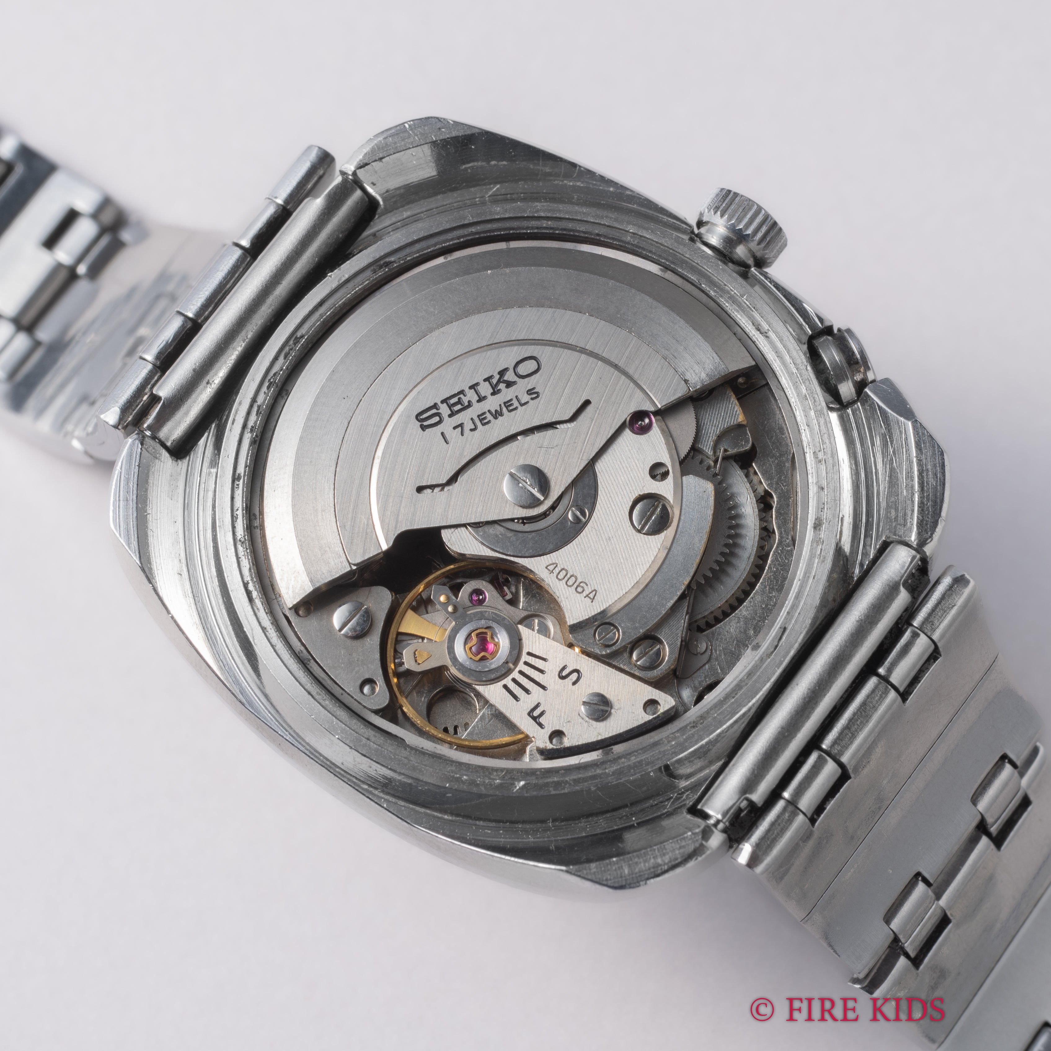 セイコー ベルマチック 1971年製 ブラウンダイヤルベゼル 自動巻 リストアラーム 純正ブレス