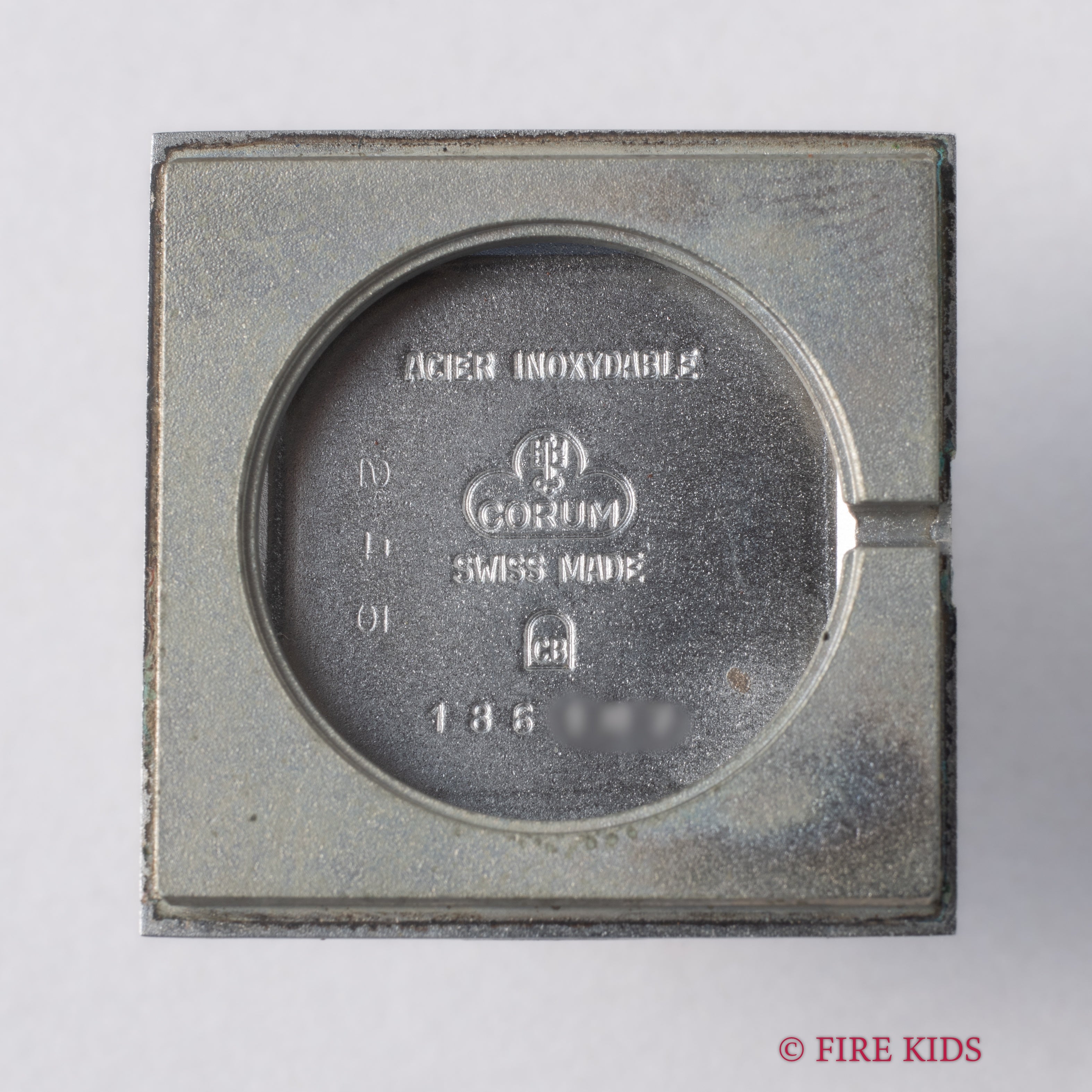 コルム スクエア 手巻き 1980年代製 純正尾錠付き