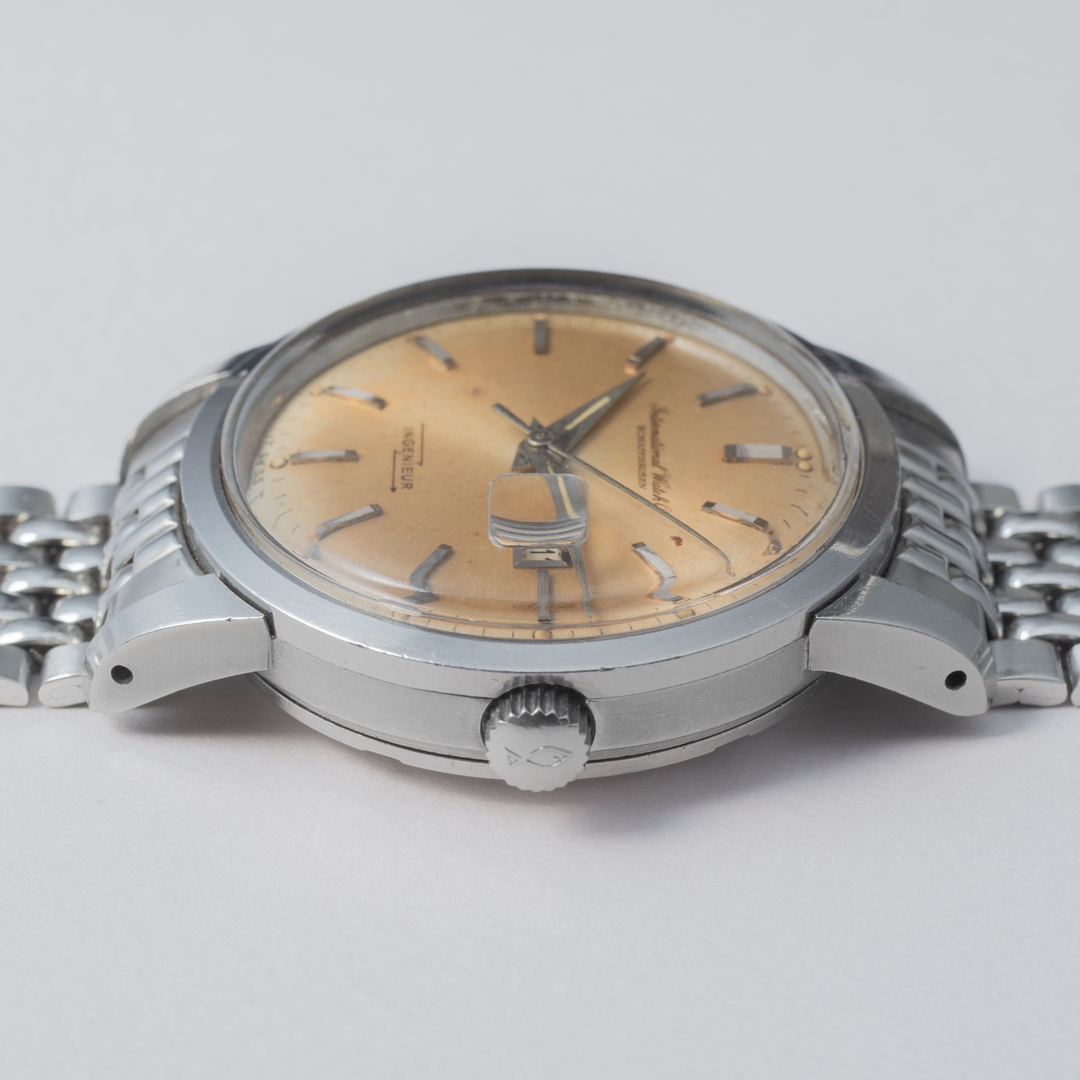 IWC インヂュニア 1963年製 Cal.8531 純正ゲイフレアーブレス付き