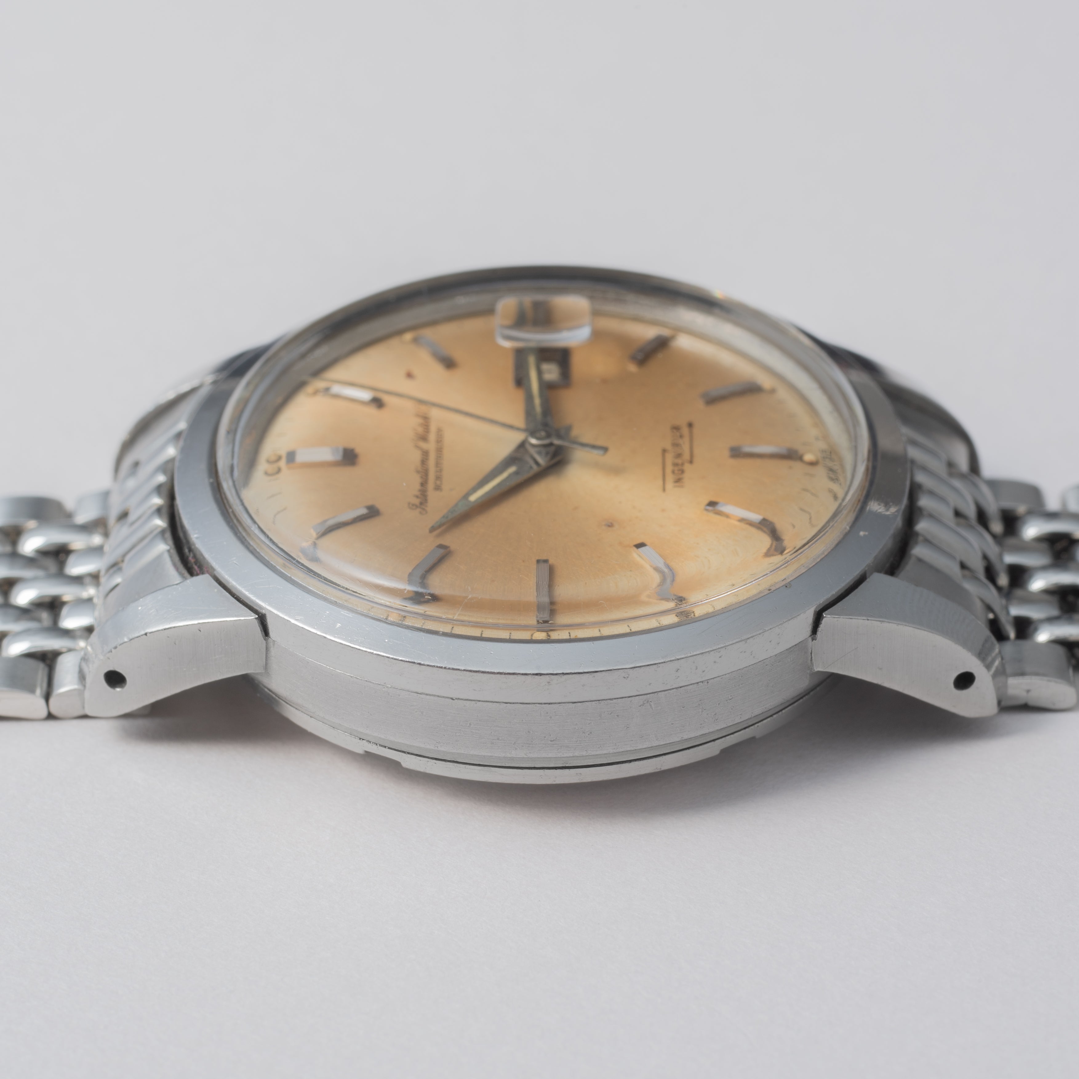 IWC インヂュニア 1963年製 Cal.8531 純正ゲイフレアーブレス付き