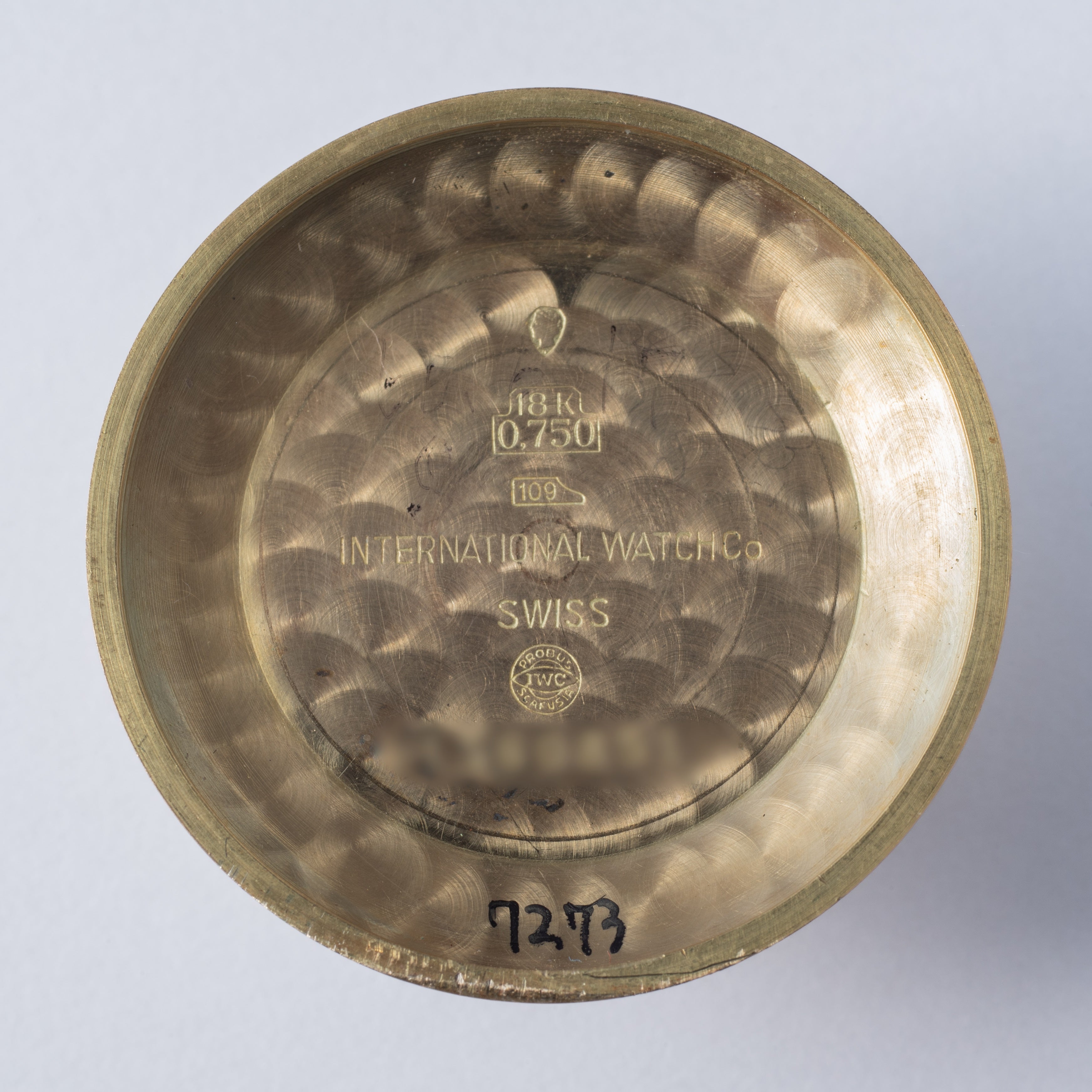 IWC ラウンドケース 1960年製 18金無垢 オートマチック Cal.853