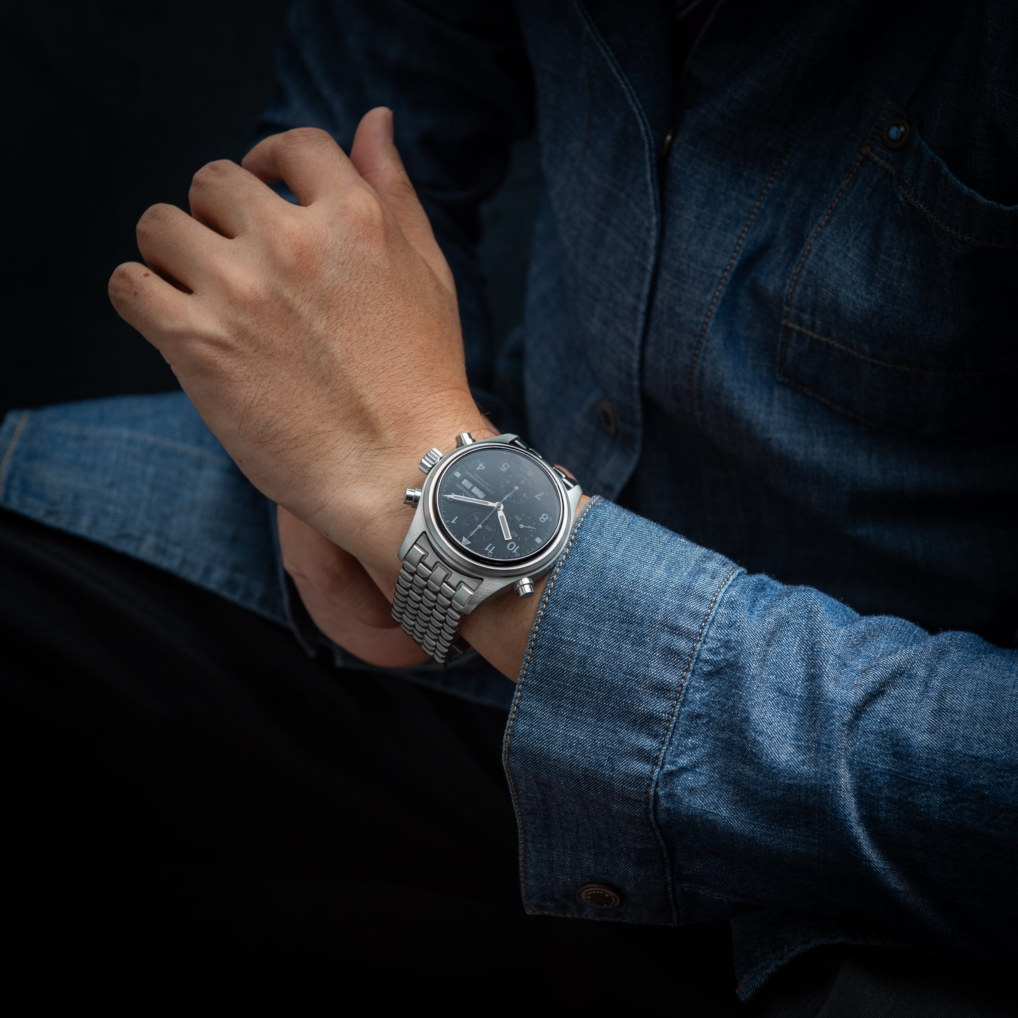 IWC ドッペルクロノグラフ 2003年製 Ref.IW371319 箱、ギャラ付き