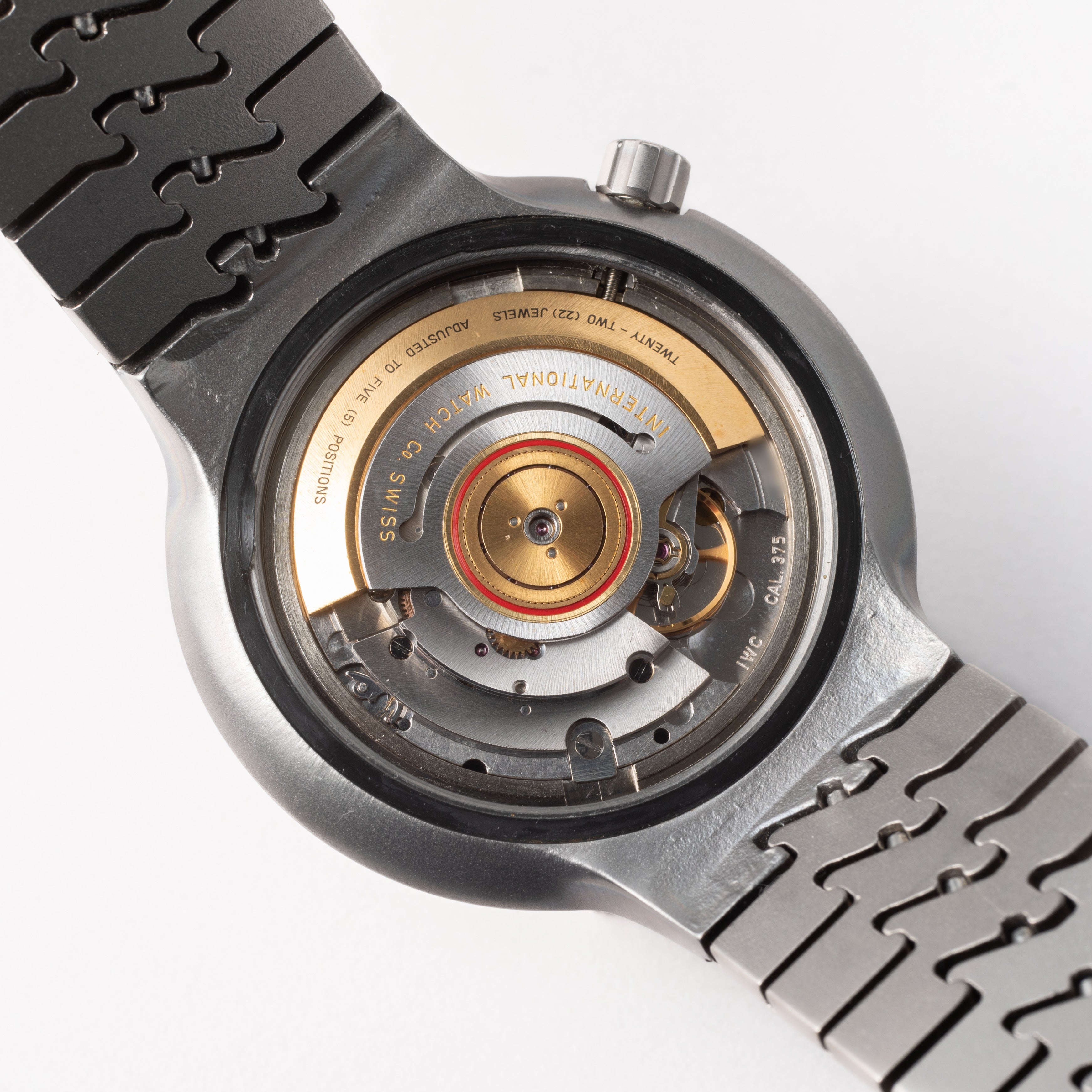 ポルシェデザインbyIWC オーシャン2000 1983年製 Ref.3500 初期 筆記体 純正ベルクロ付き 自動巻