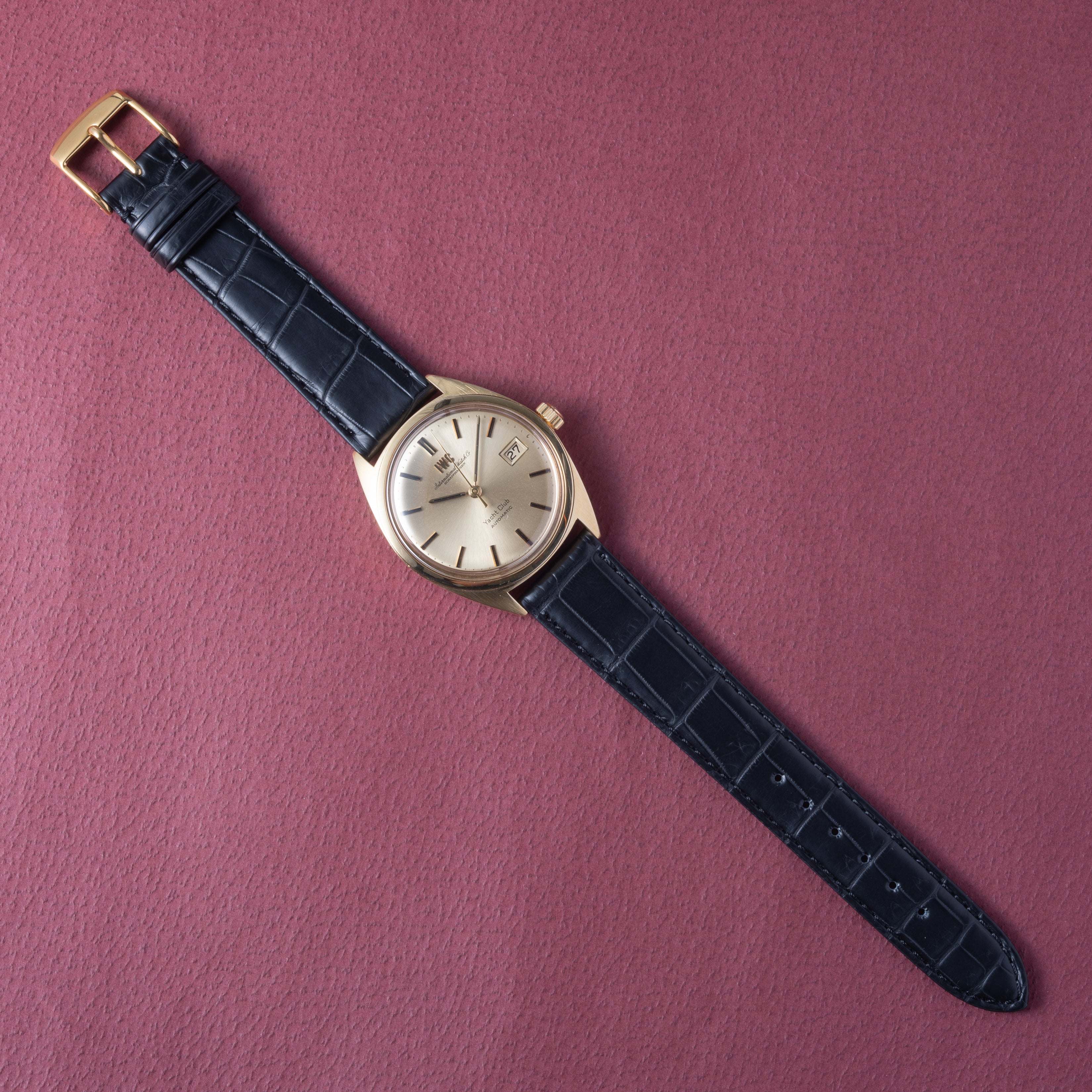 IWC ヨットクラブ 1969年製 Ref.R811A 18金イエローゴールド