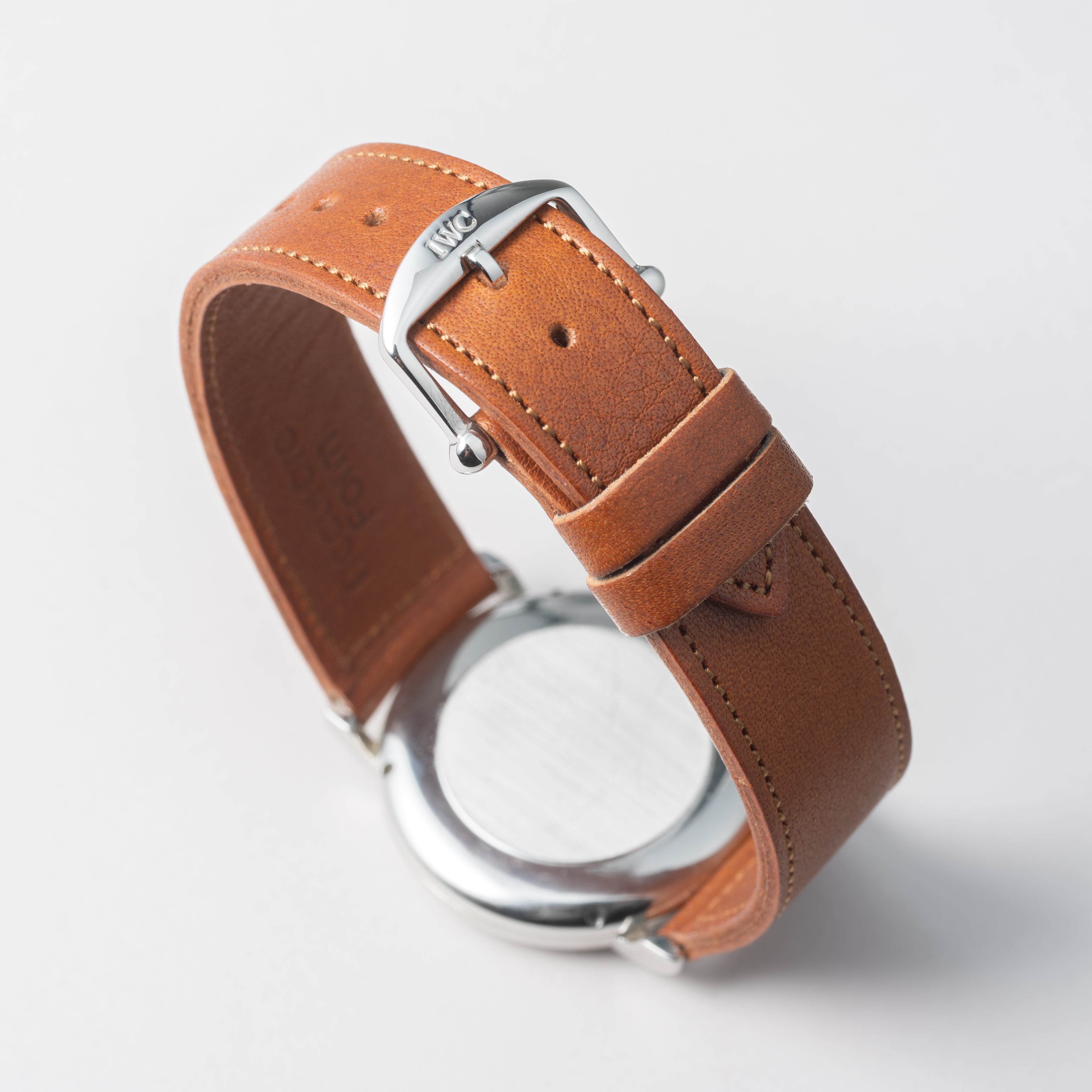 IWC ポートフィノ 2001年製 ホワイトローマンダイヤル 純正尾錠付き