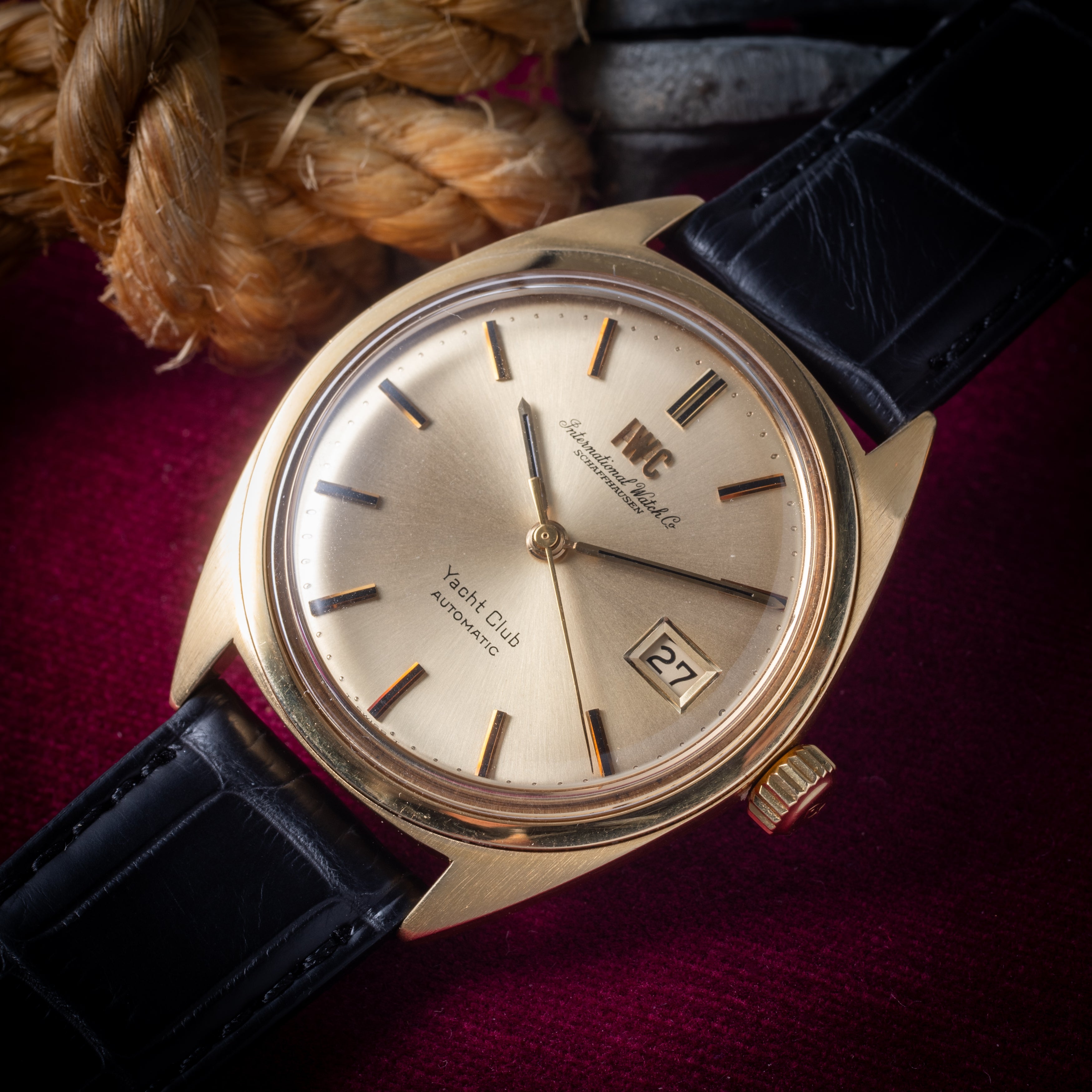 IWC ヨットクラブ 1969年製 Ref.R811A 18金イエローゴールド