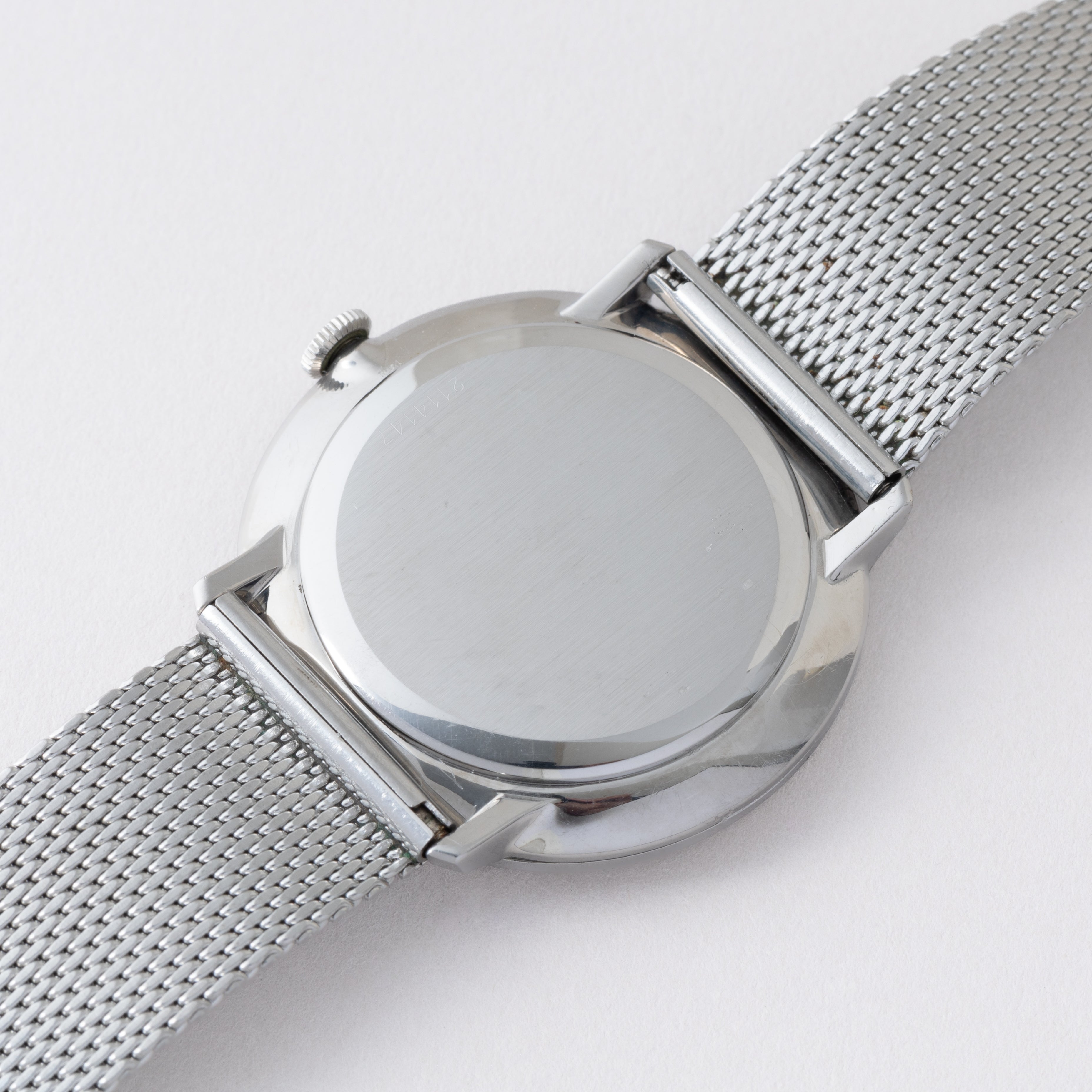 IWC 1973年製 ローマンダイヤル Ref.2401 手巻きCal.403 純正メッシュブレス