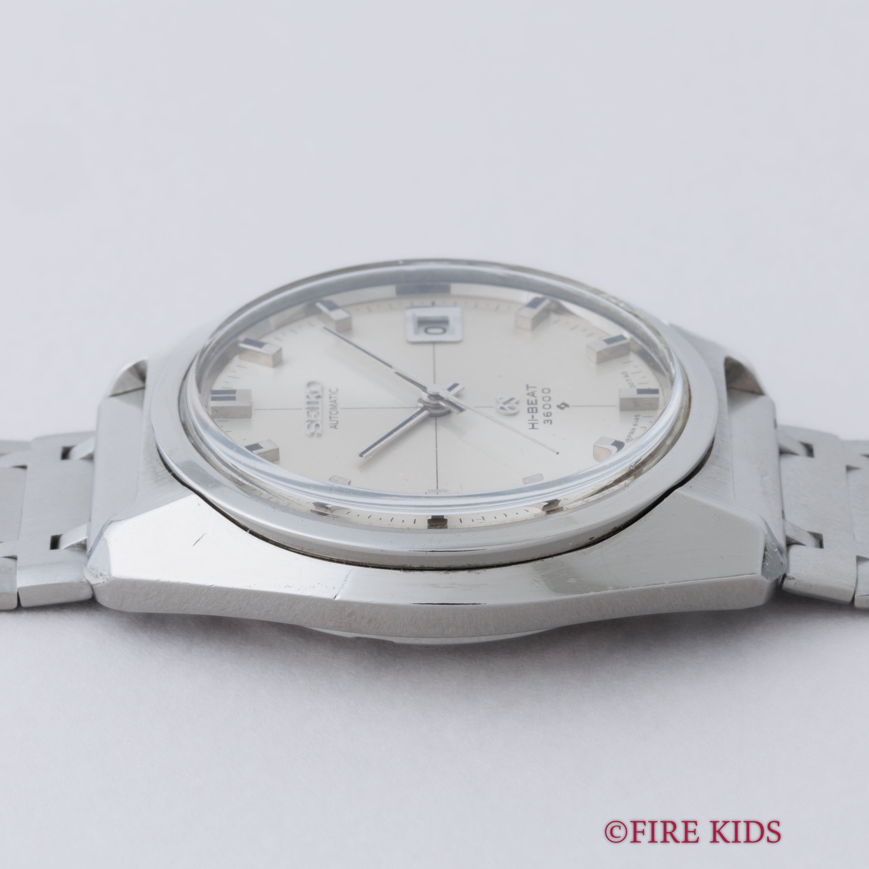 グランドセイコー ハイビート 36000 1969年製 Ref.6145-8000 61GS クロスライン 純正ブレス付き