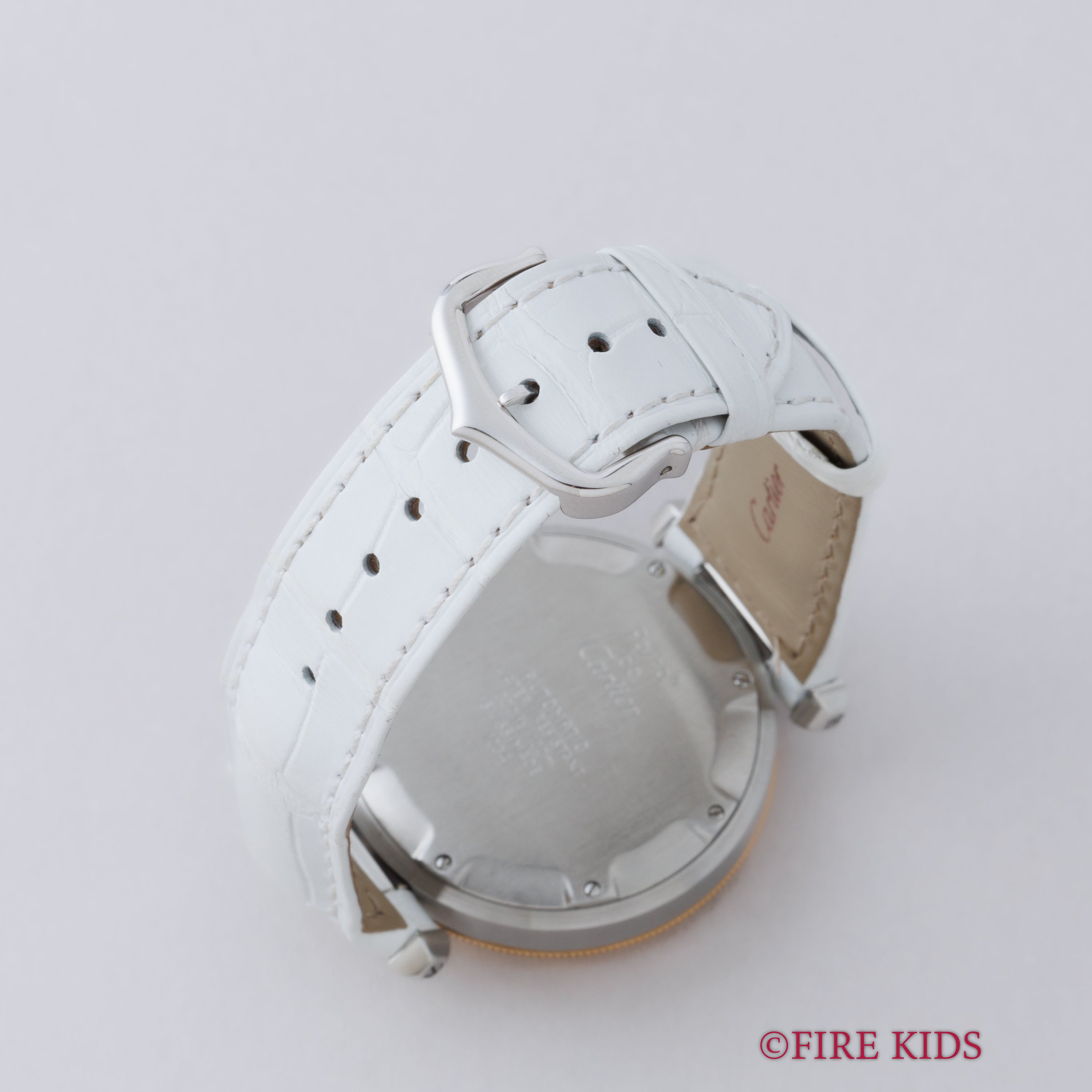 カルティエ パシャ コンビ グレーダイヤル Ref.1034 1990年代製 18金無垢尾錠付き