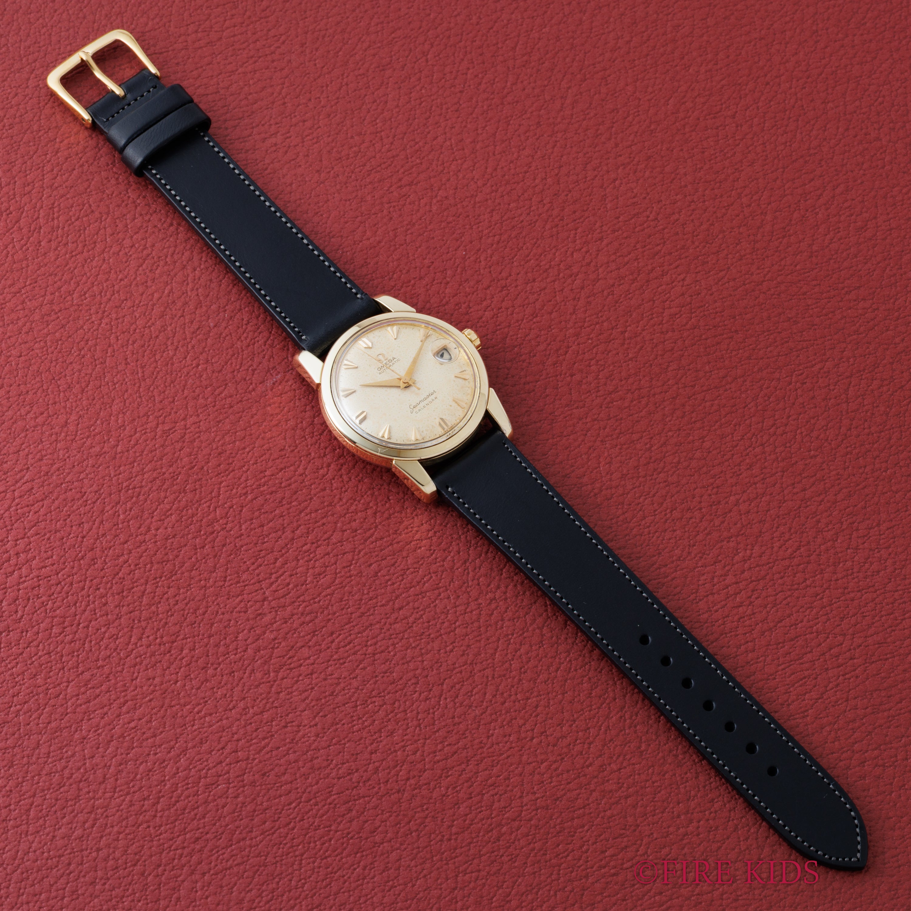 オメガ シーマスター カレンダー 1958年製 Ref.2849トップゴールド Cal.503 自動巻 ビックシーホース