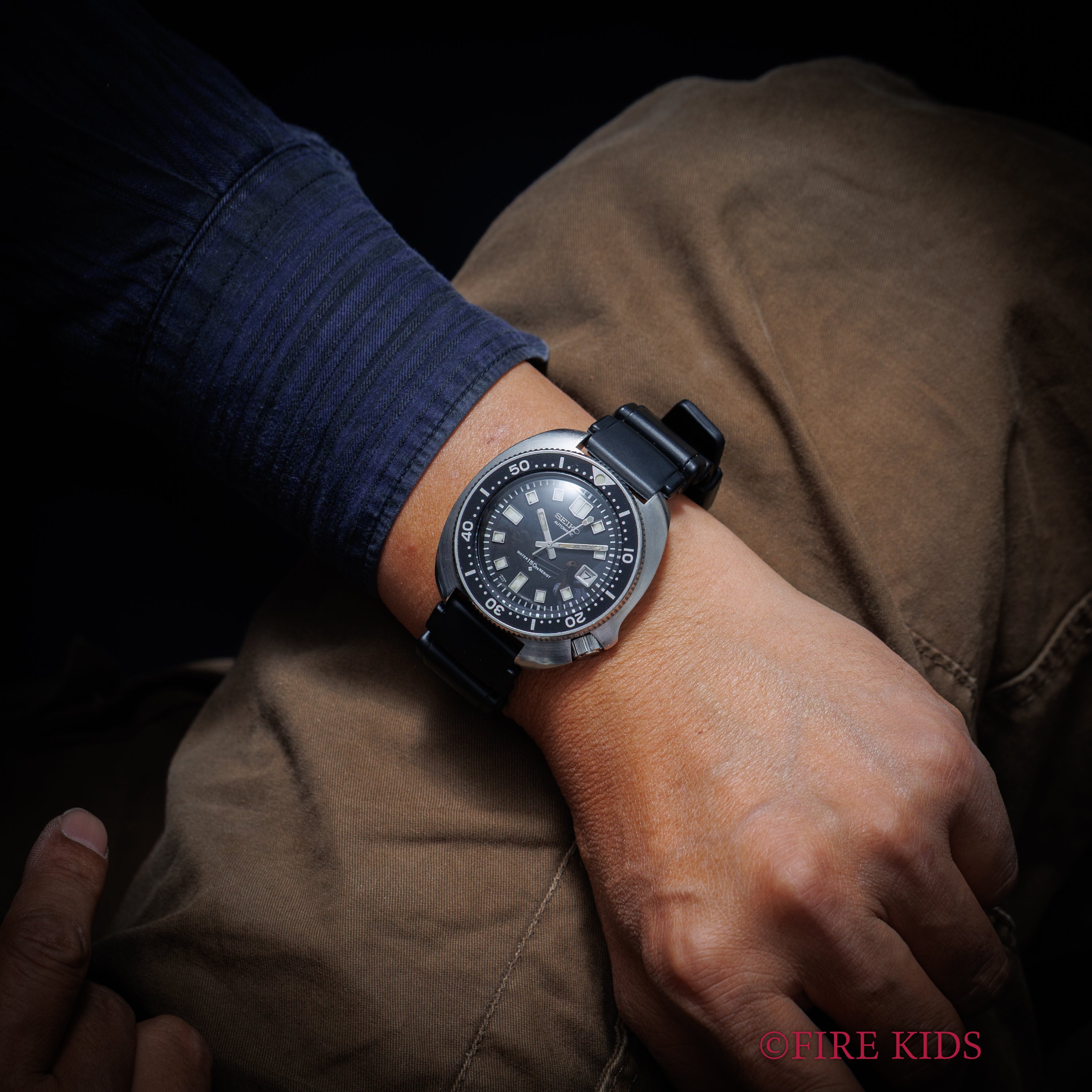 セイコー 150mダイバー 2nd後期 植村ダイバー 1974年製 自動巻き Ref.6105-8110